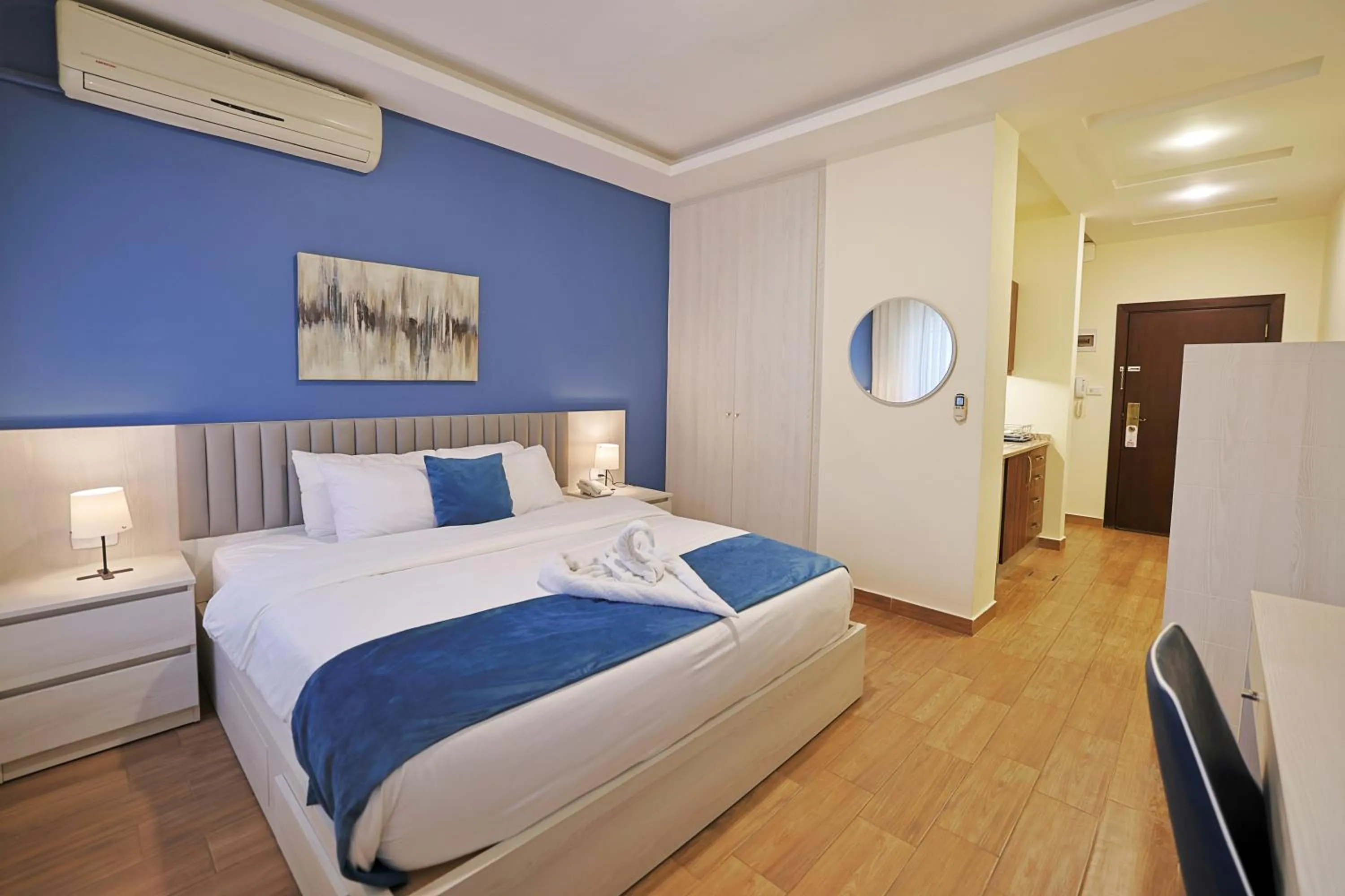 Bedroom, Bed in 46 Serviced Apartments
