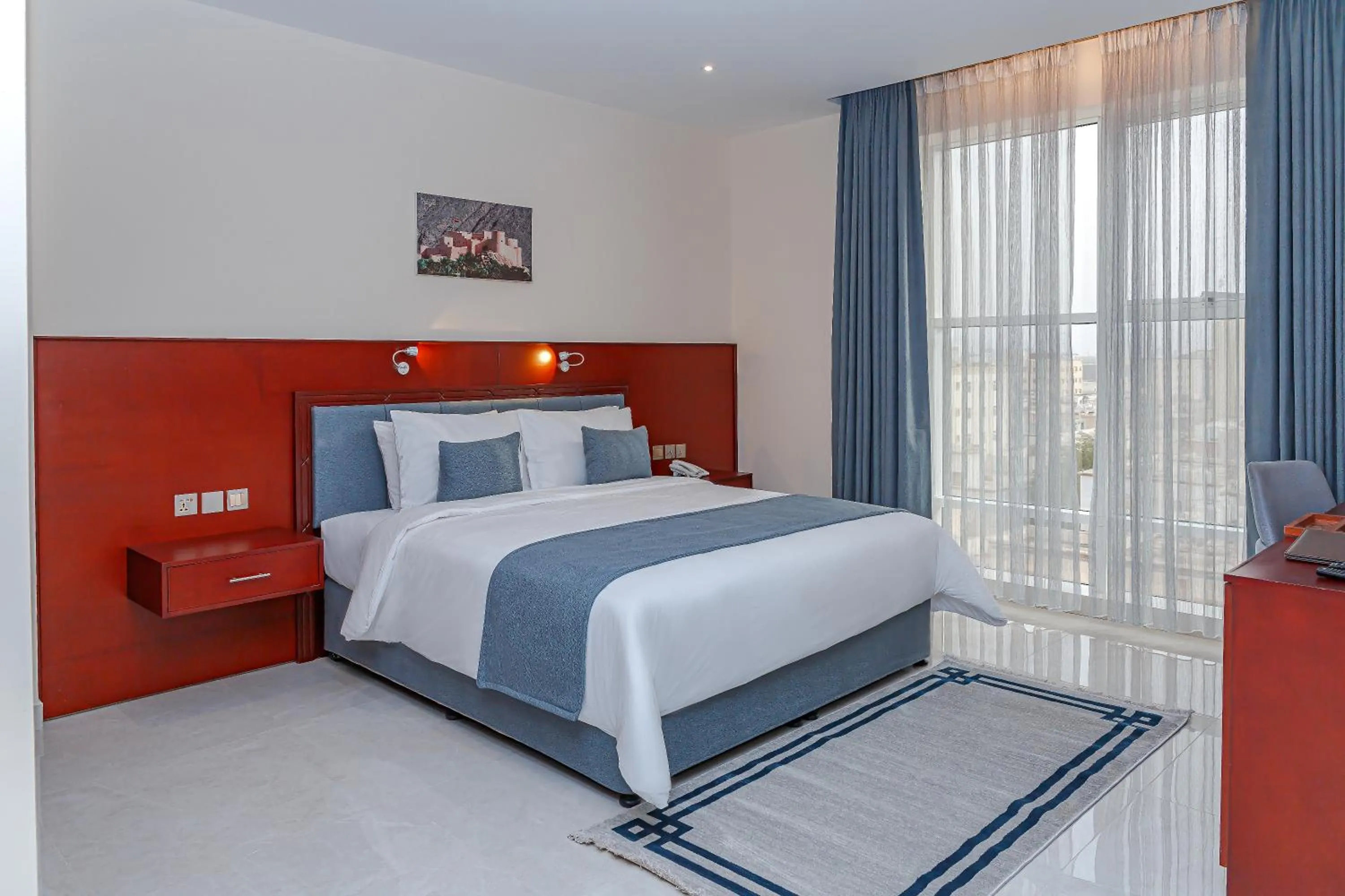 Bed in Salalah International Hotel