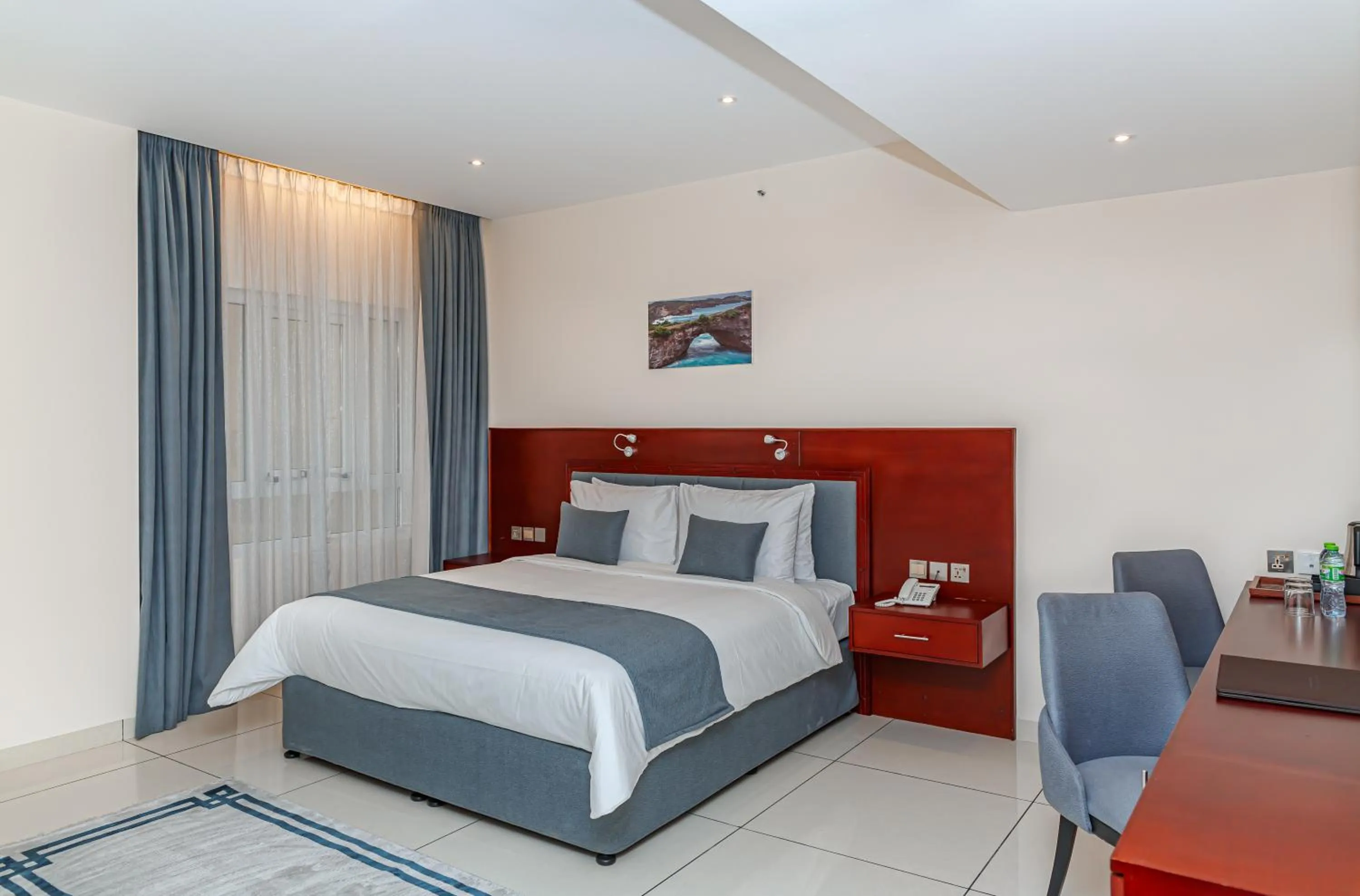 Bed in Salalah International Hotel