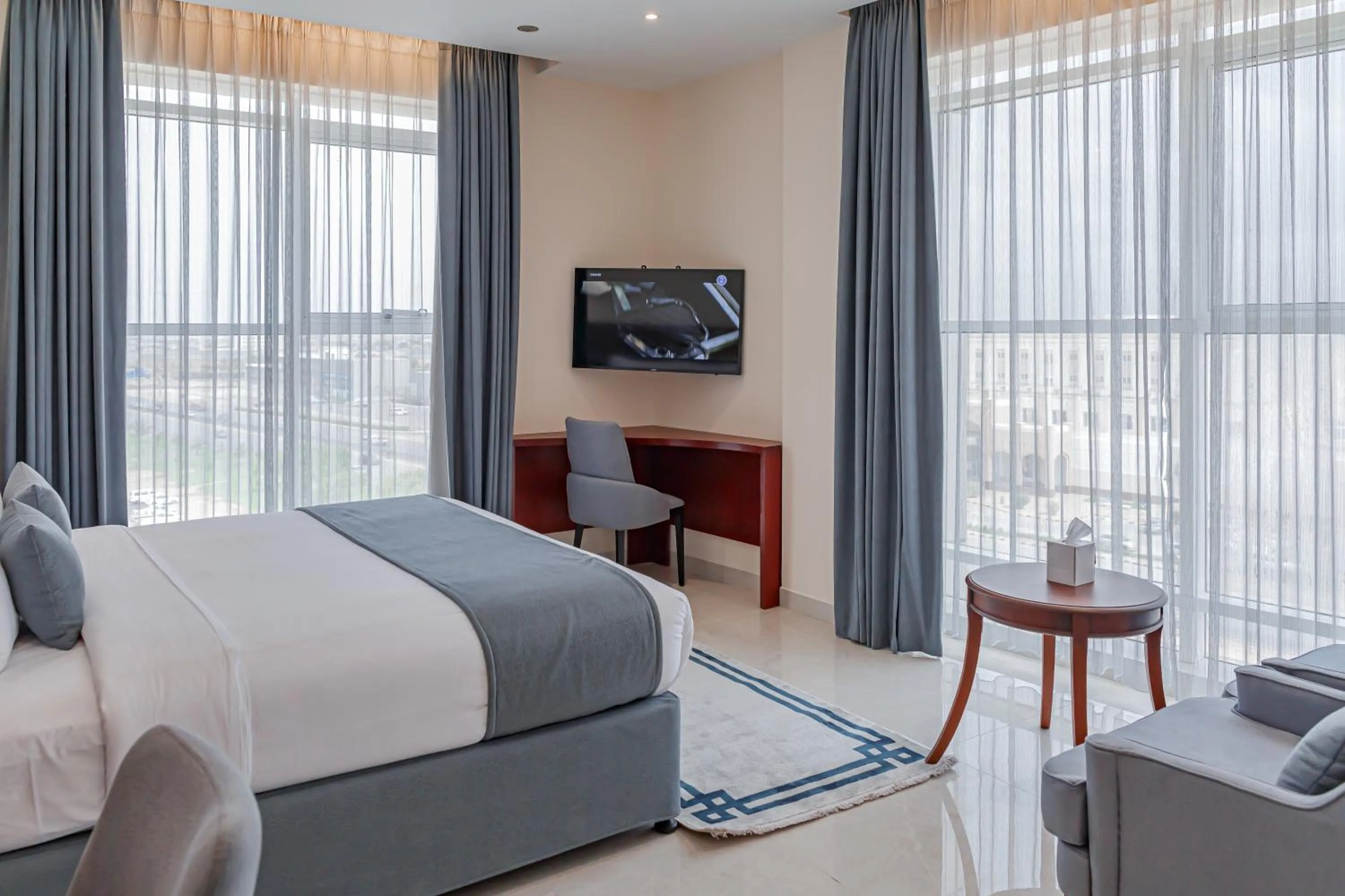 Bed in Salalah International Hotel