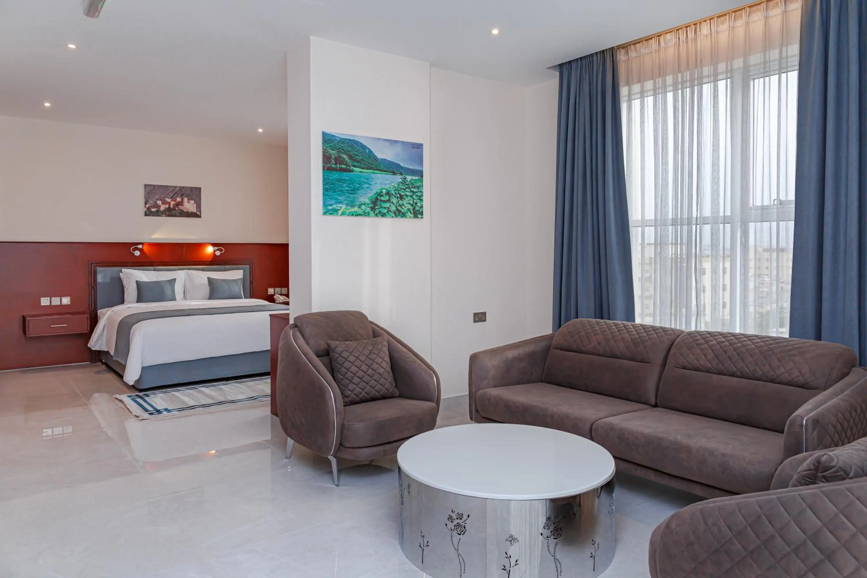 Bed in Salalah International Hotel