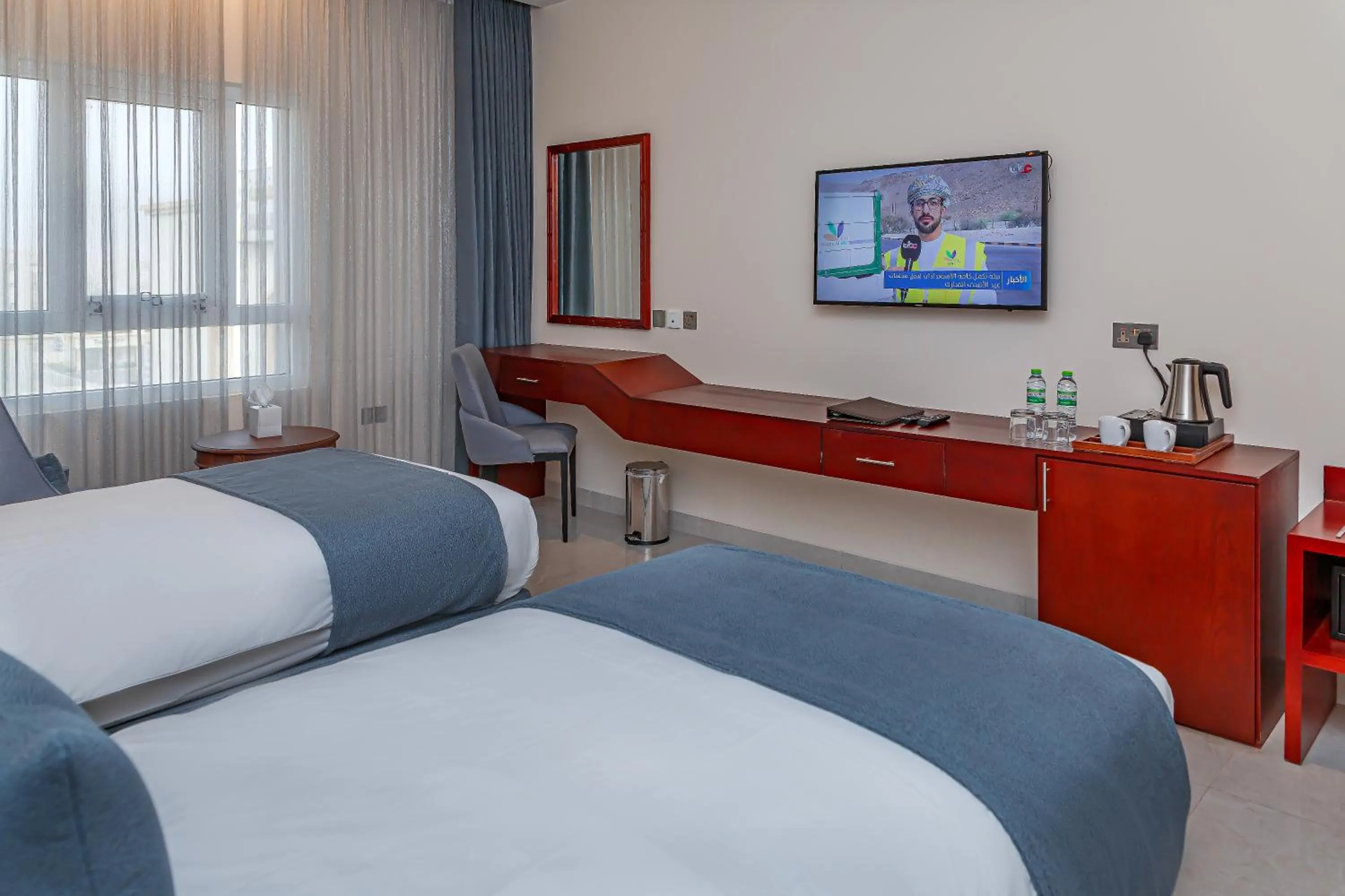 Bed in Salalah International Hotel