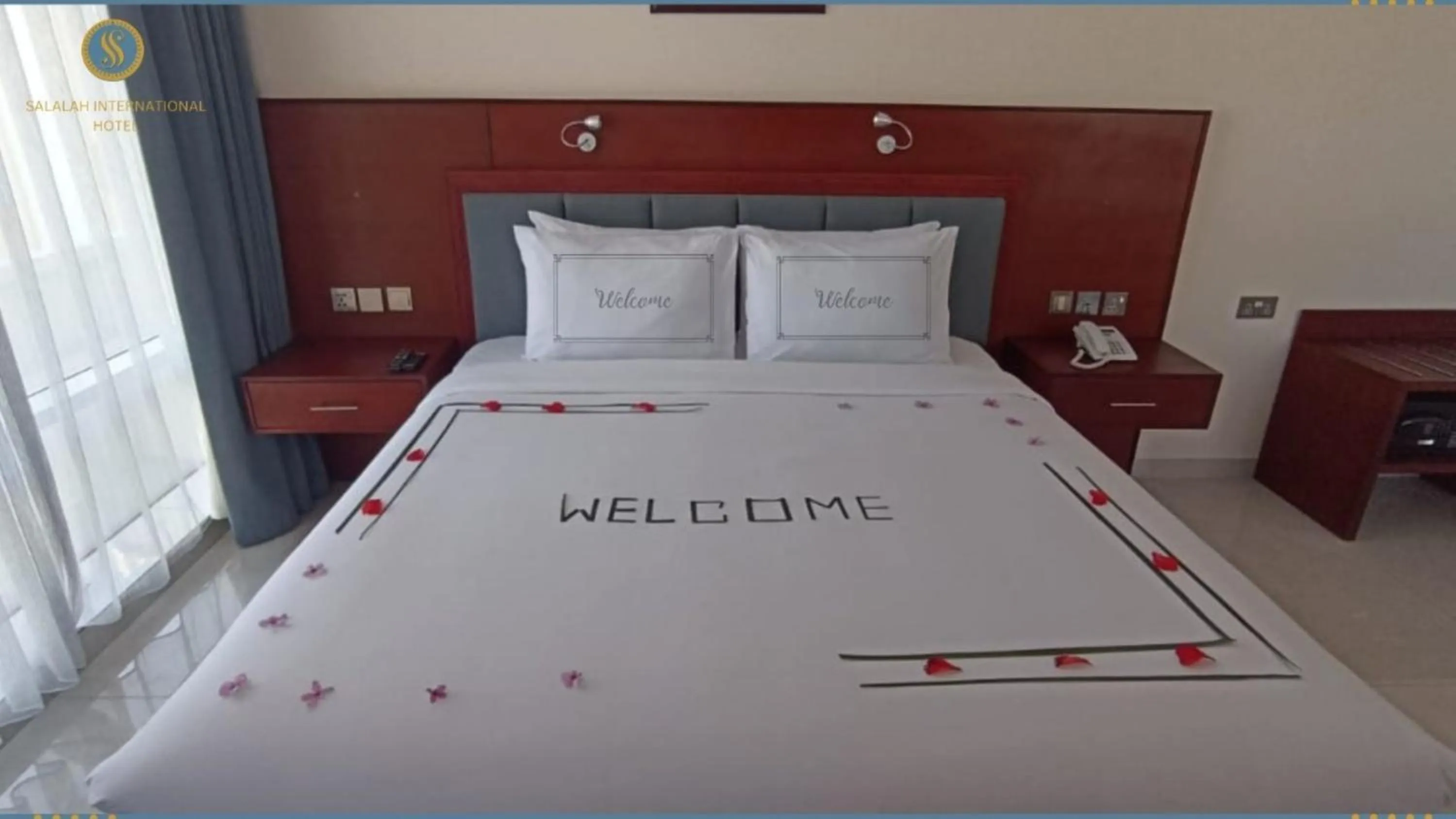 Bed in Salalah International Hotel