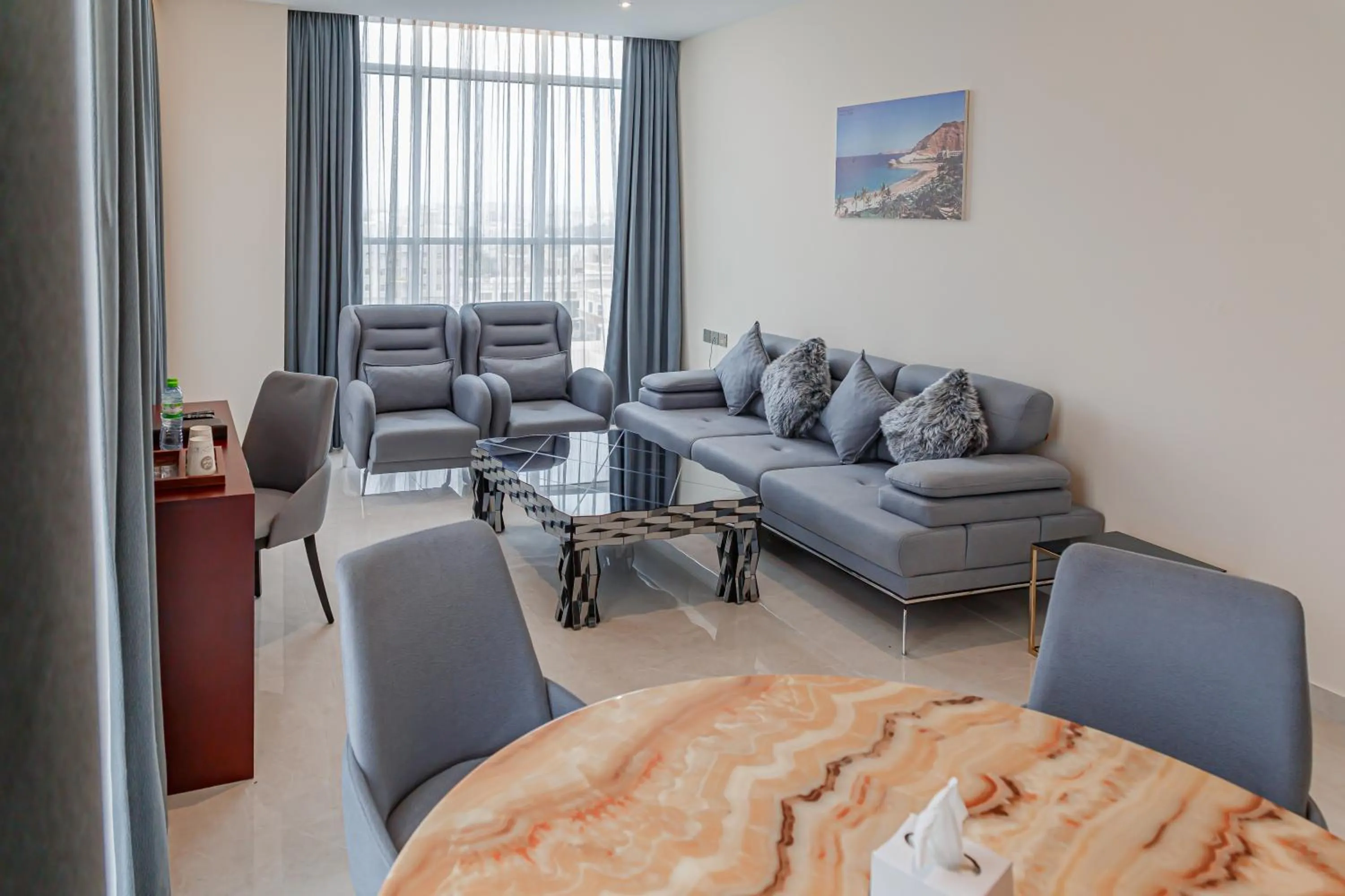 Living room in Salalah International Hotel