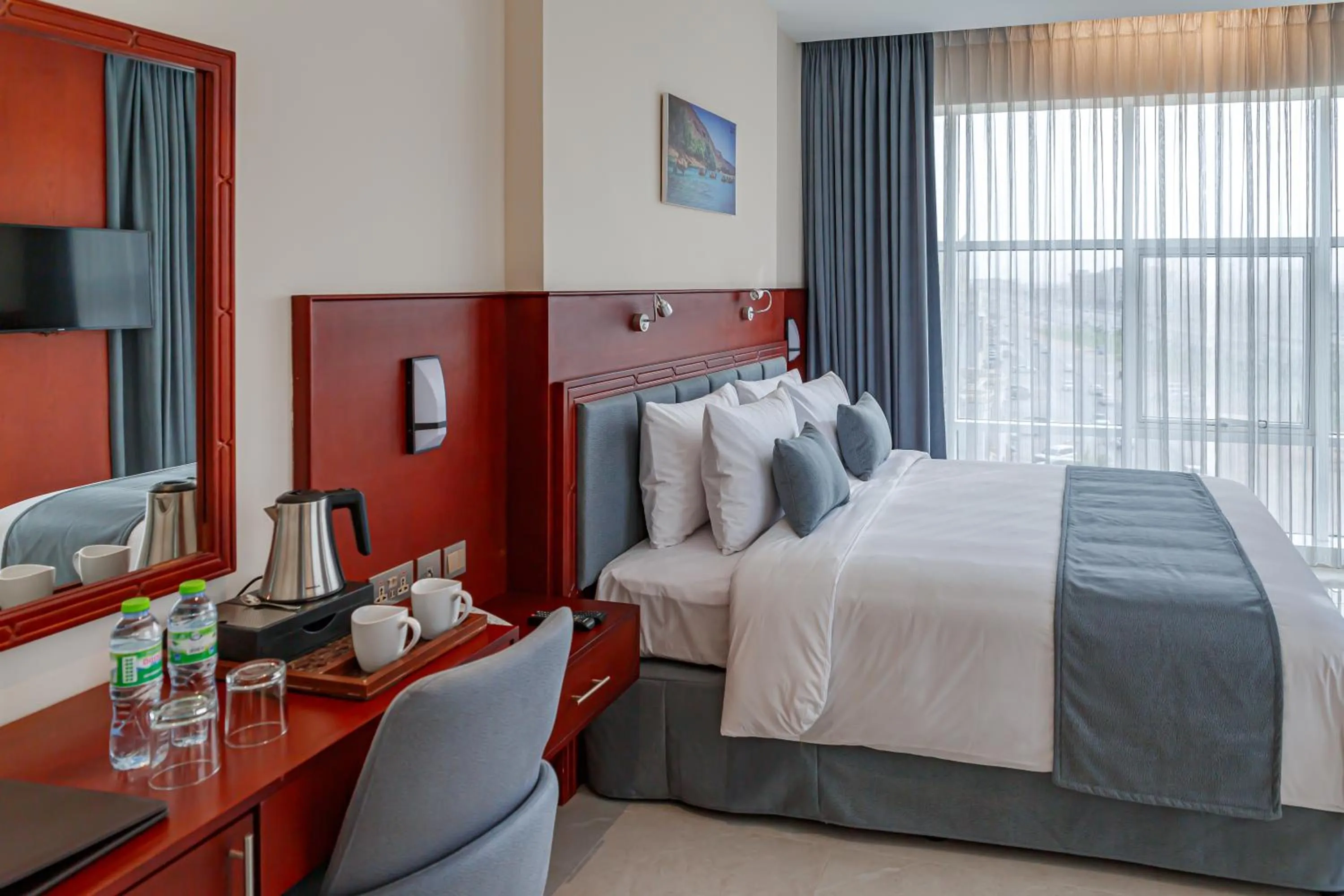 Bed in Salalah International Hotel