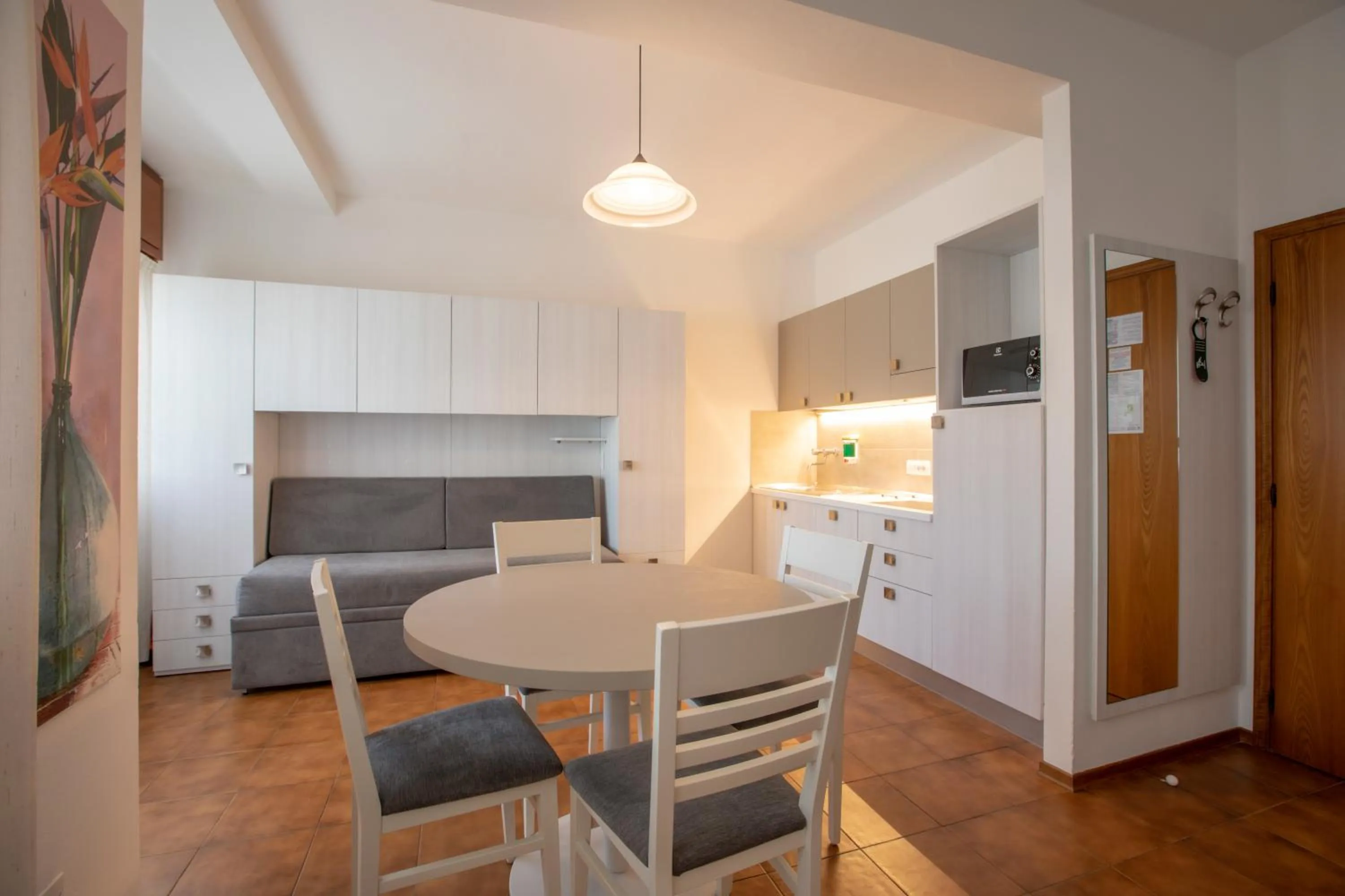 Living room, Bed in Residence Piccolo