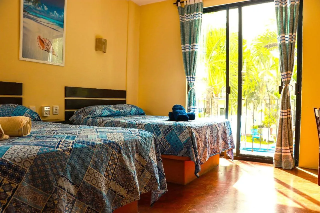 Bed in Hotel Rivera Del Mar