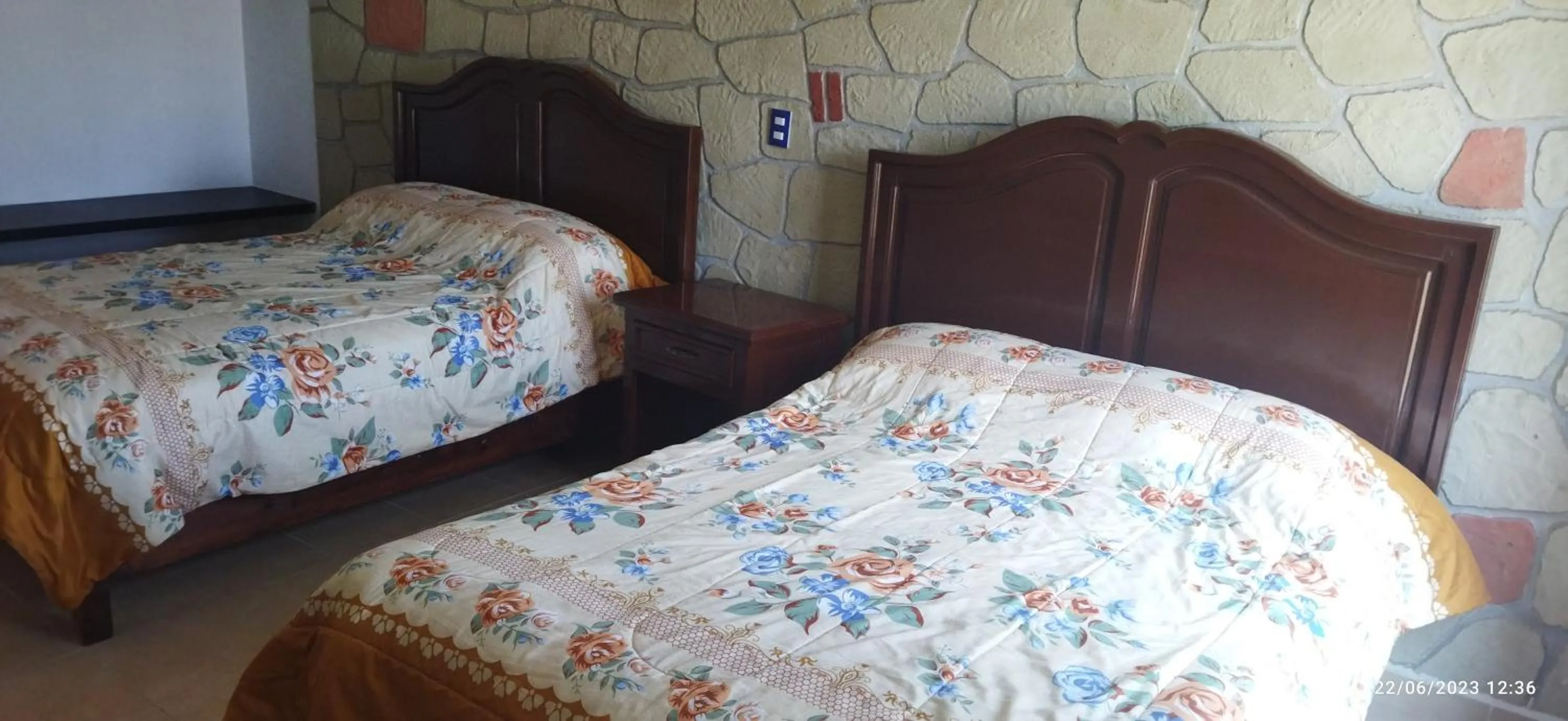 Bed in Hotel Sevilla Perote