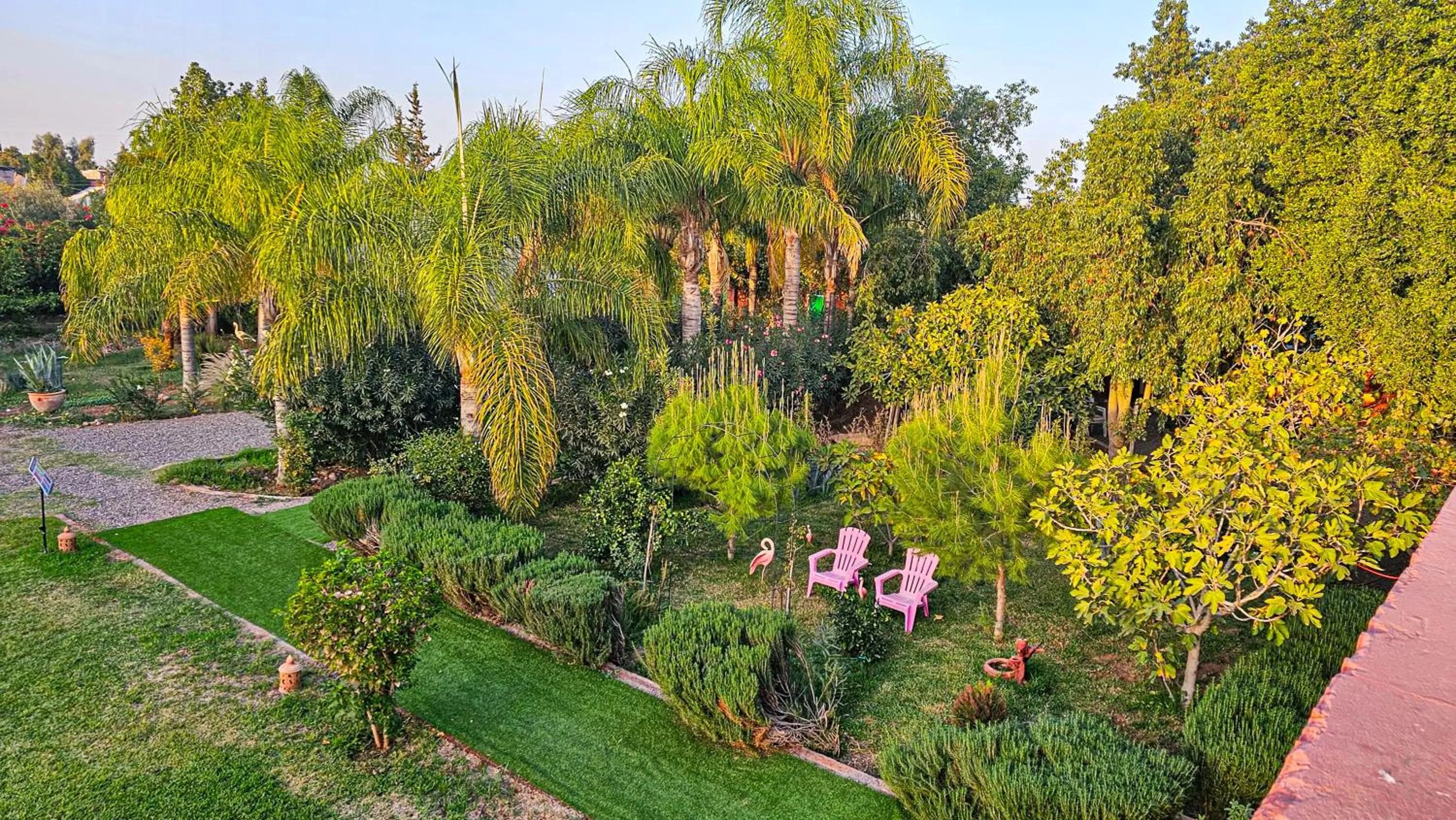 Natural landscape in Villa Baddi Marrakech