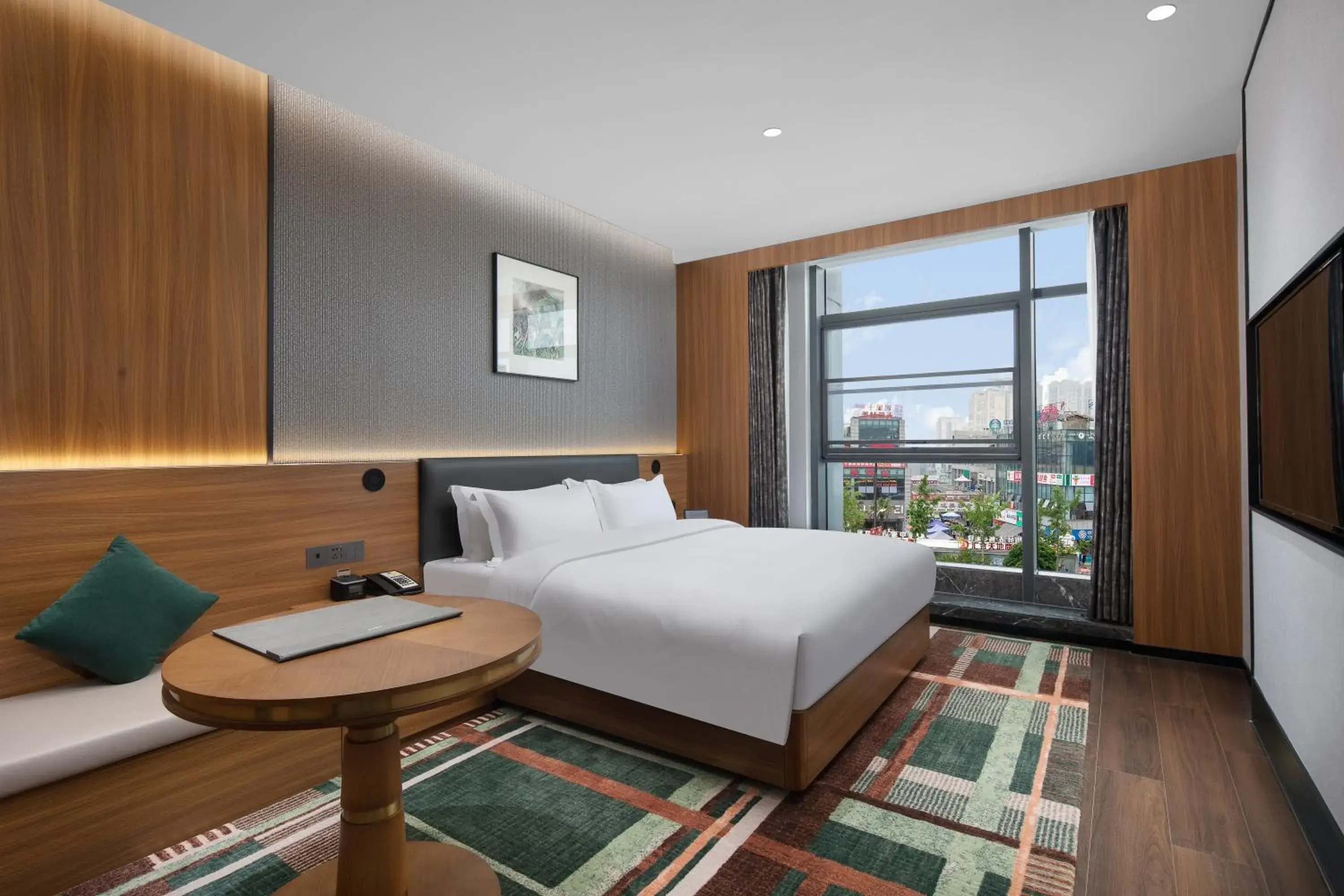 Comfortable King Room in TRYP By Wyndham Zizhou Comfortable King Room in TRYP By Wyndham Zizhou