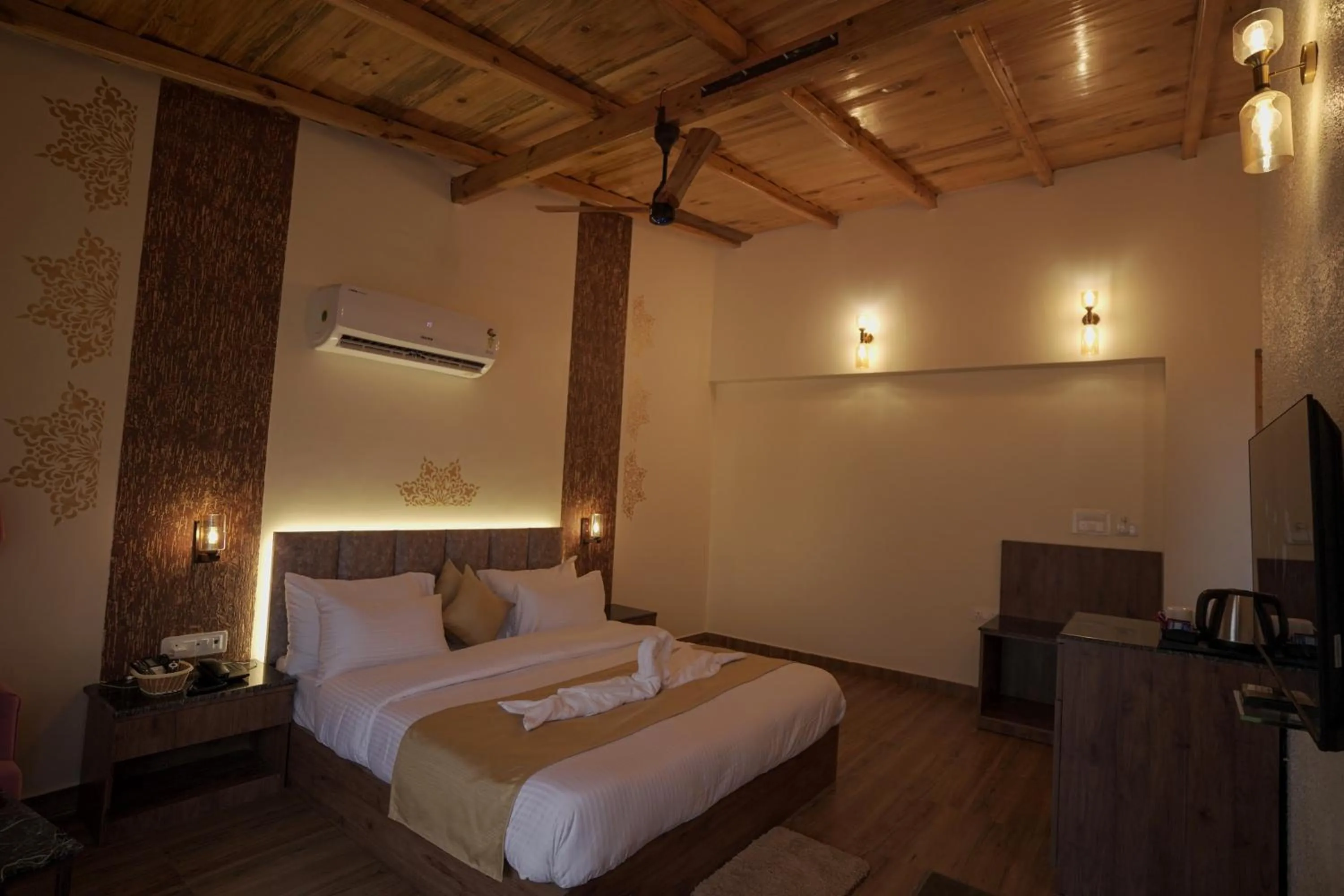 Photo of the whole room, Bed in NIVEDAN HOTEL AND RESORT