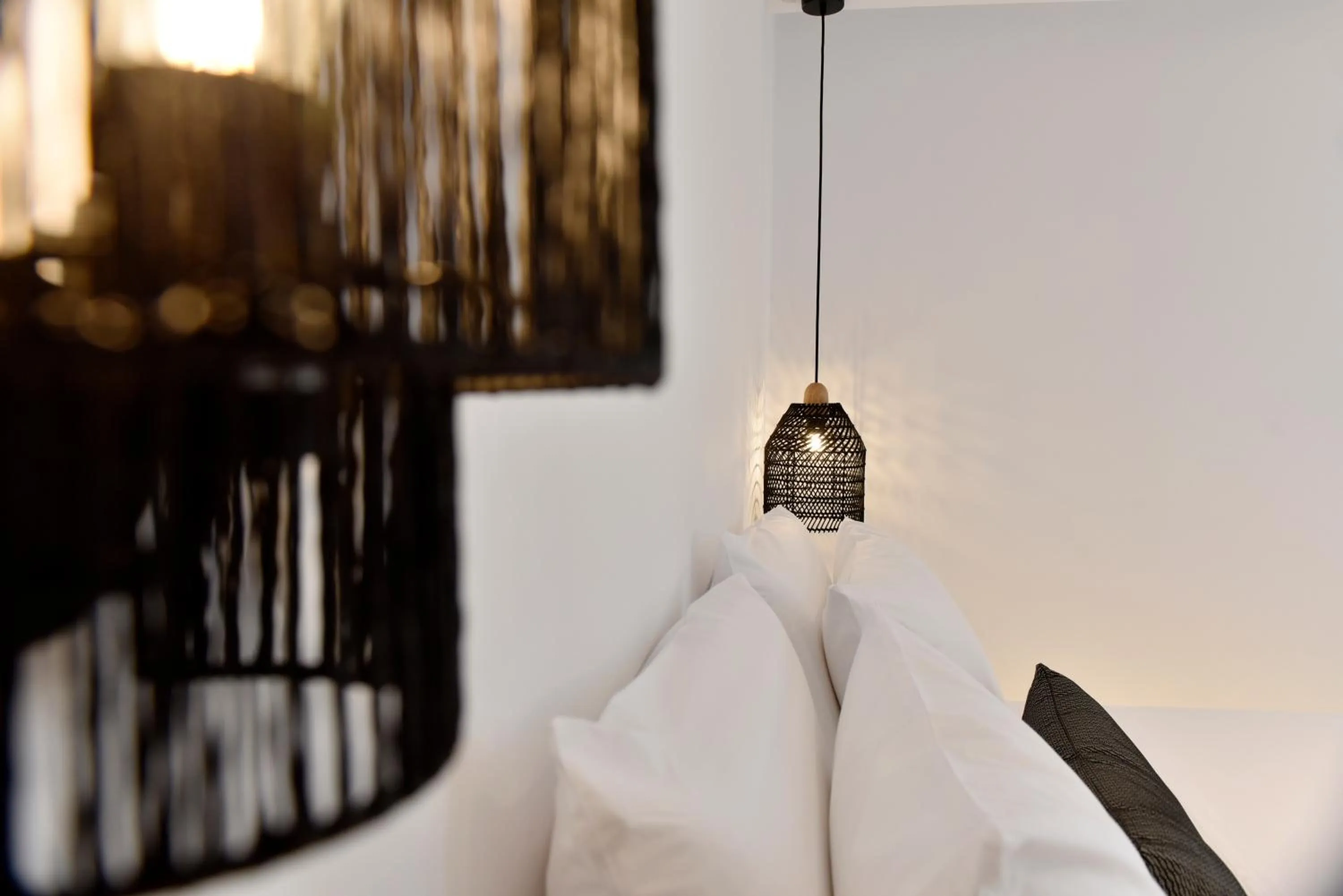 Bed in Anais Milos Suites