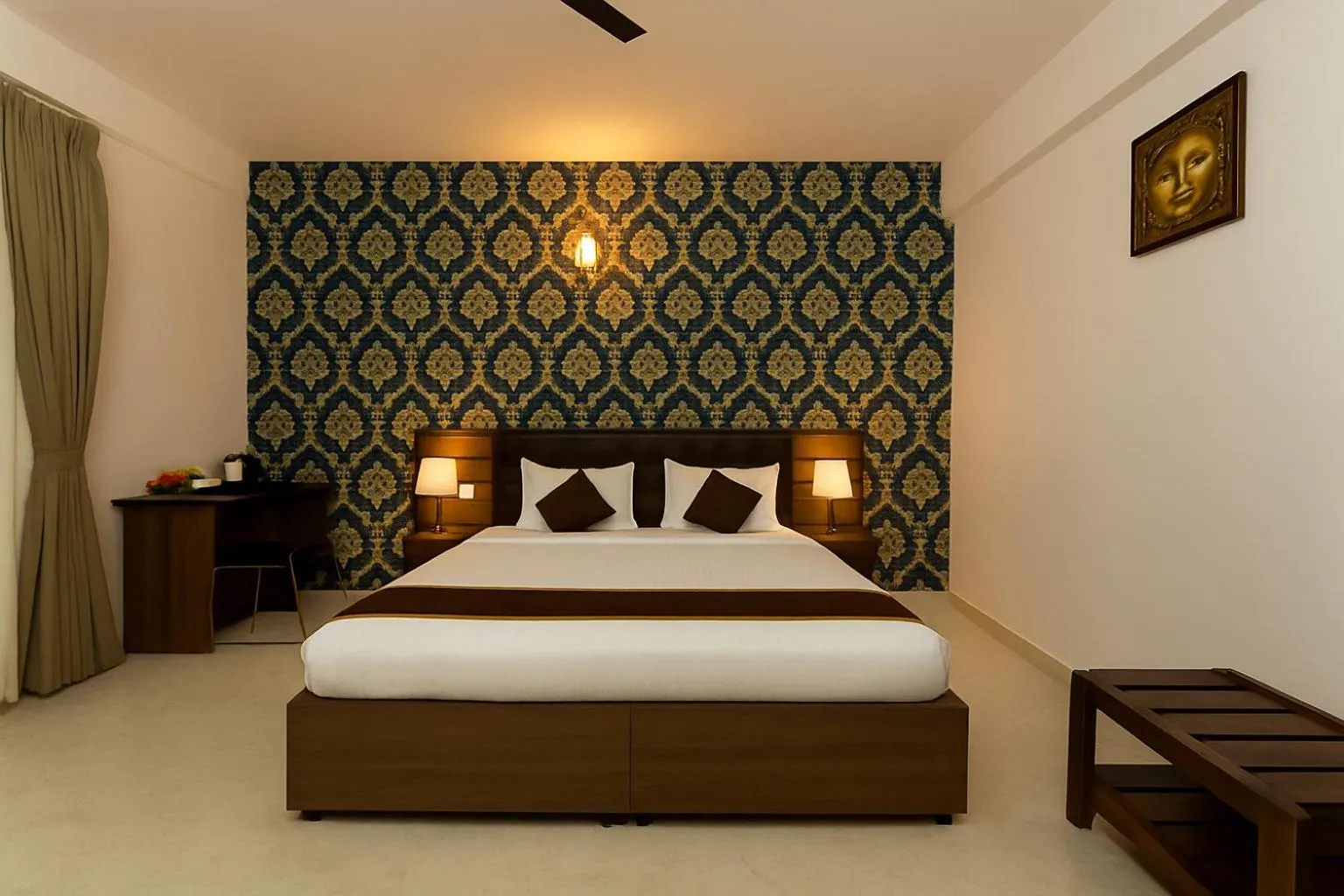 Photo of the whole room, Bed in Sai Bliss International, Manyata Tech Park