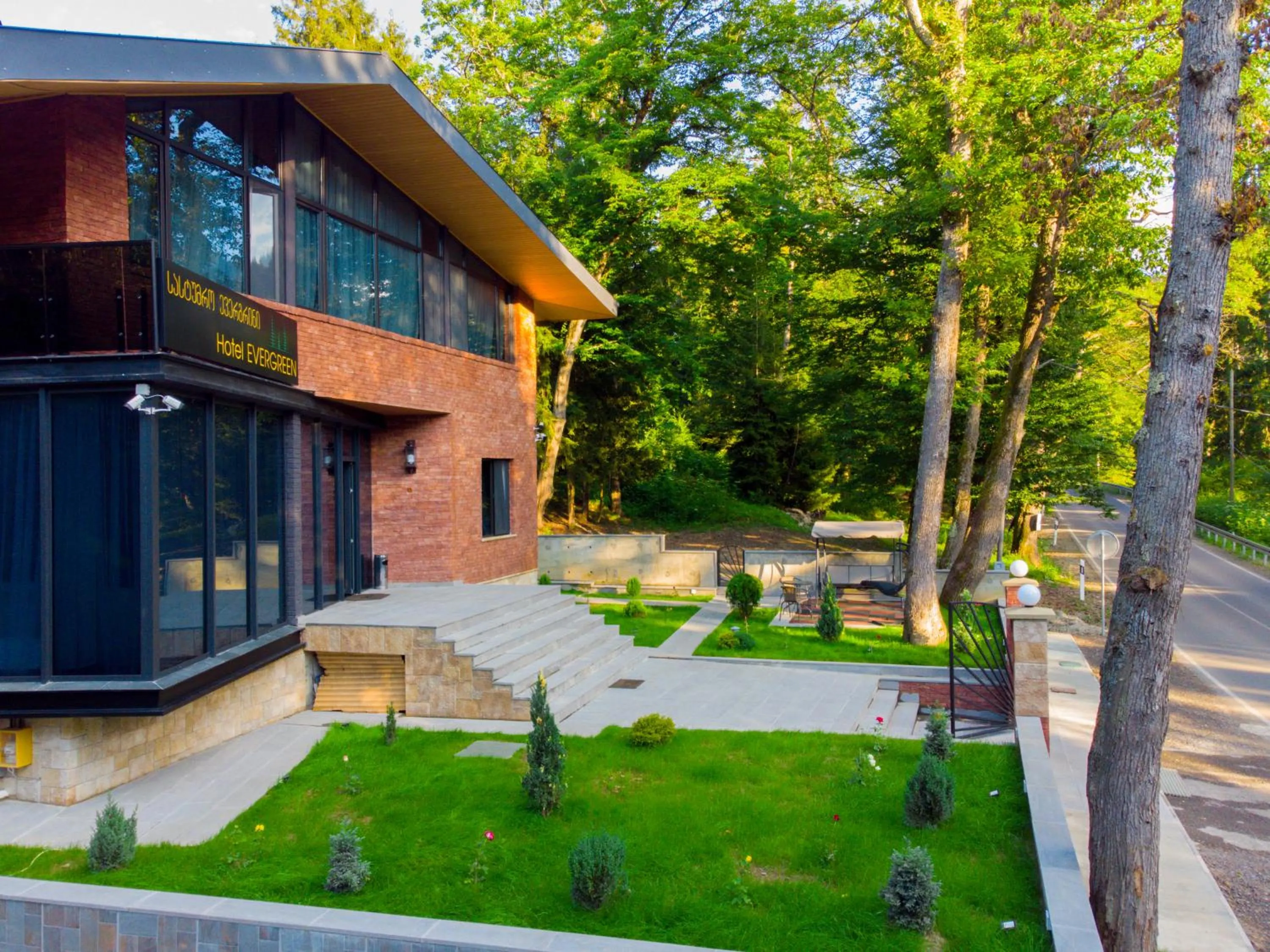 Property building in Hotel Evergreen