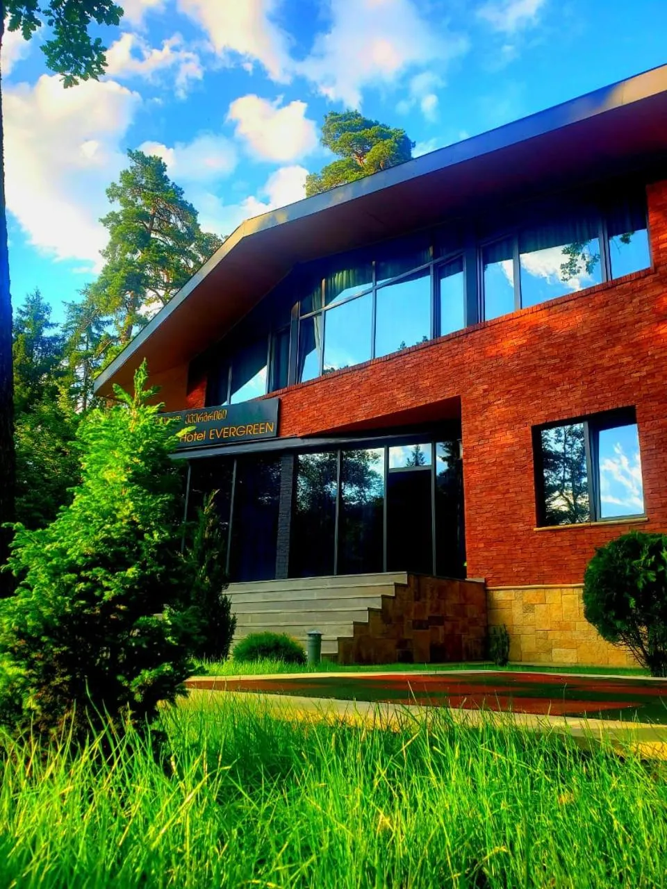 Property building in Hotel Evergreen