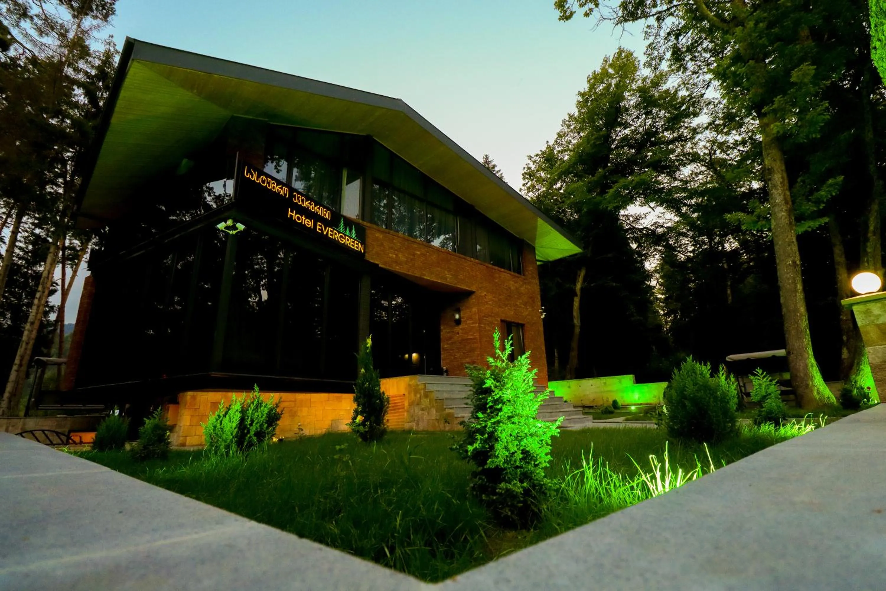 Property building in Hotel Evergreen