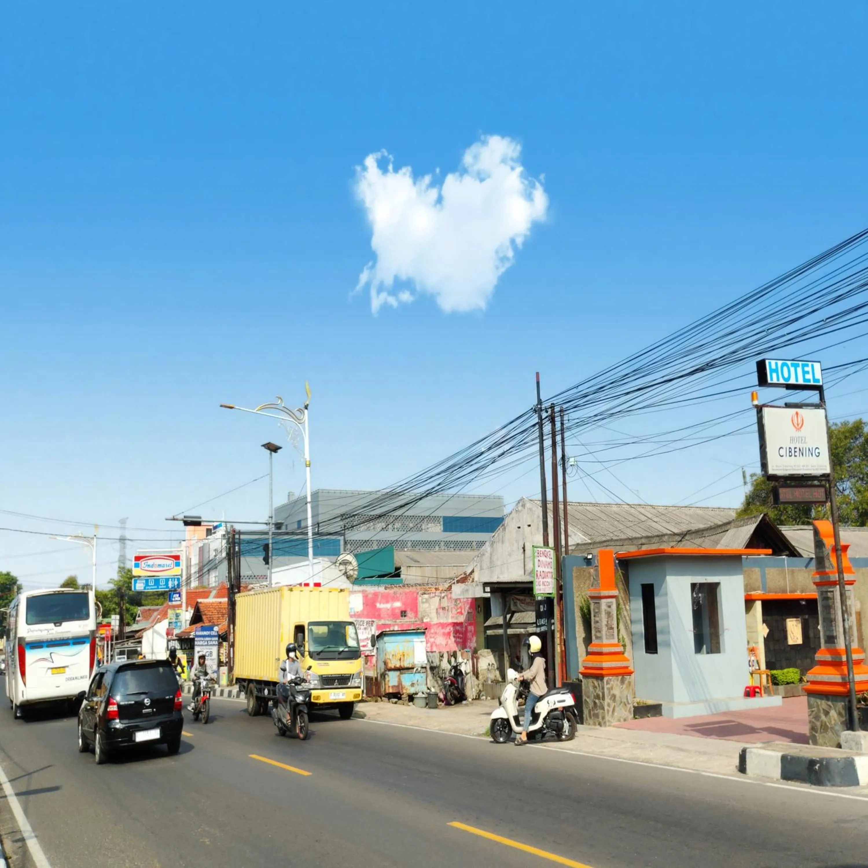 Property building in Hotel Cibening