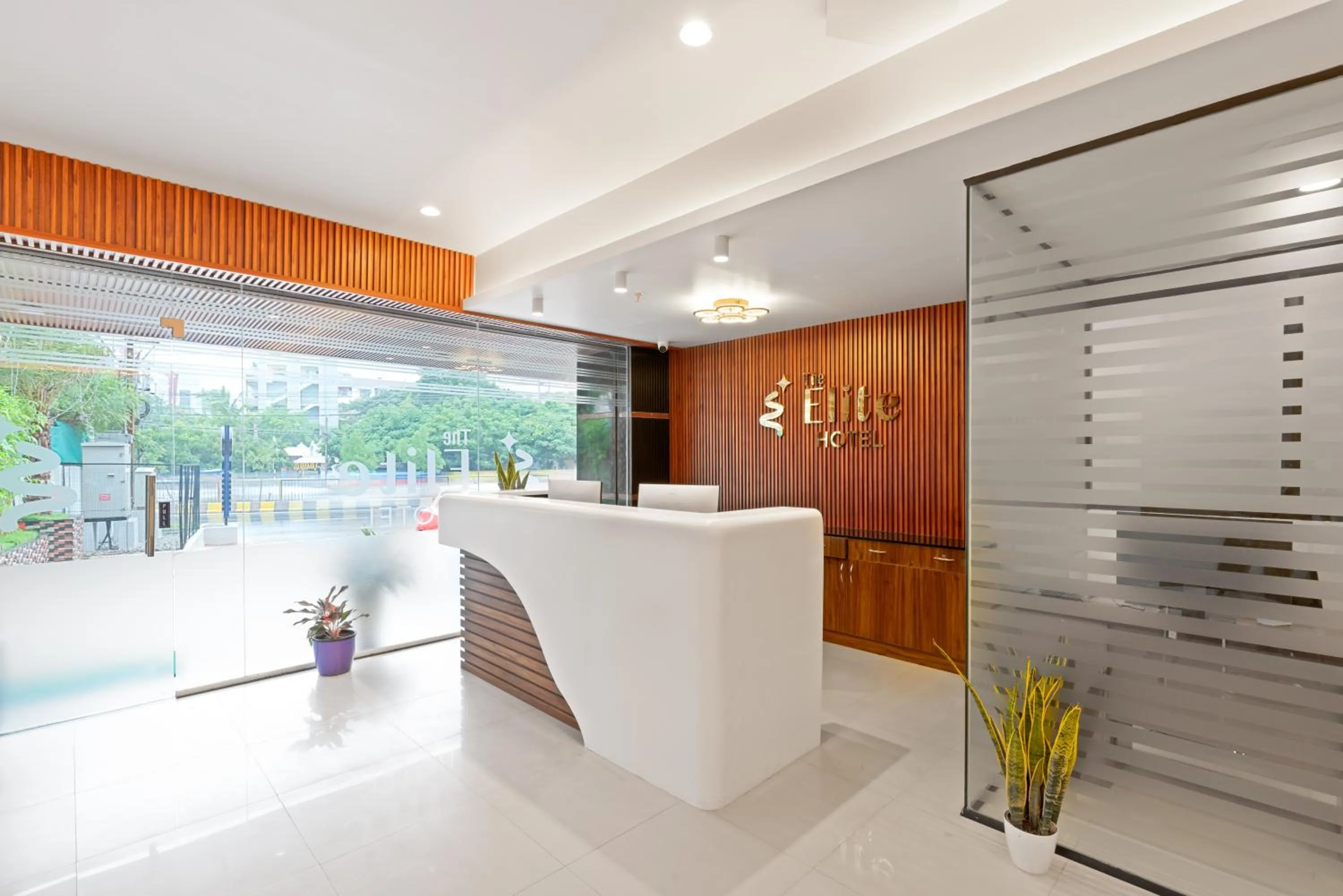 Lobby or reception in The Elite Hotel