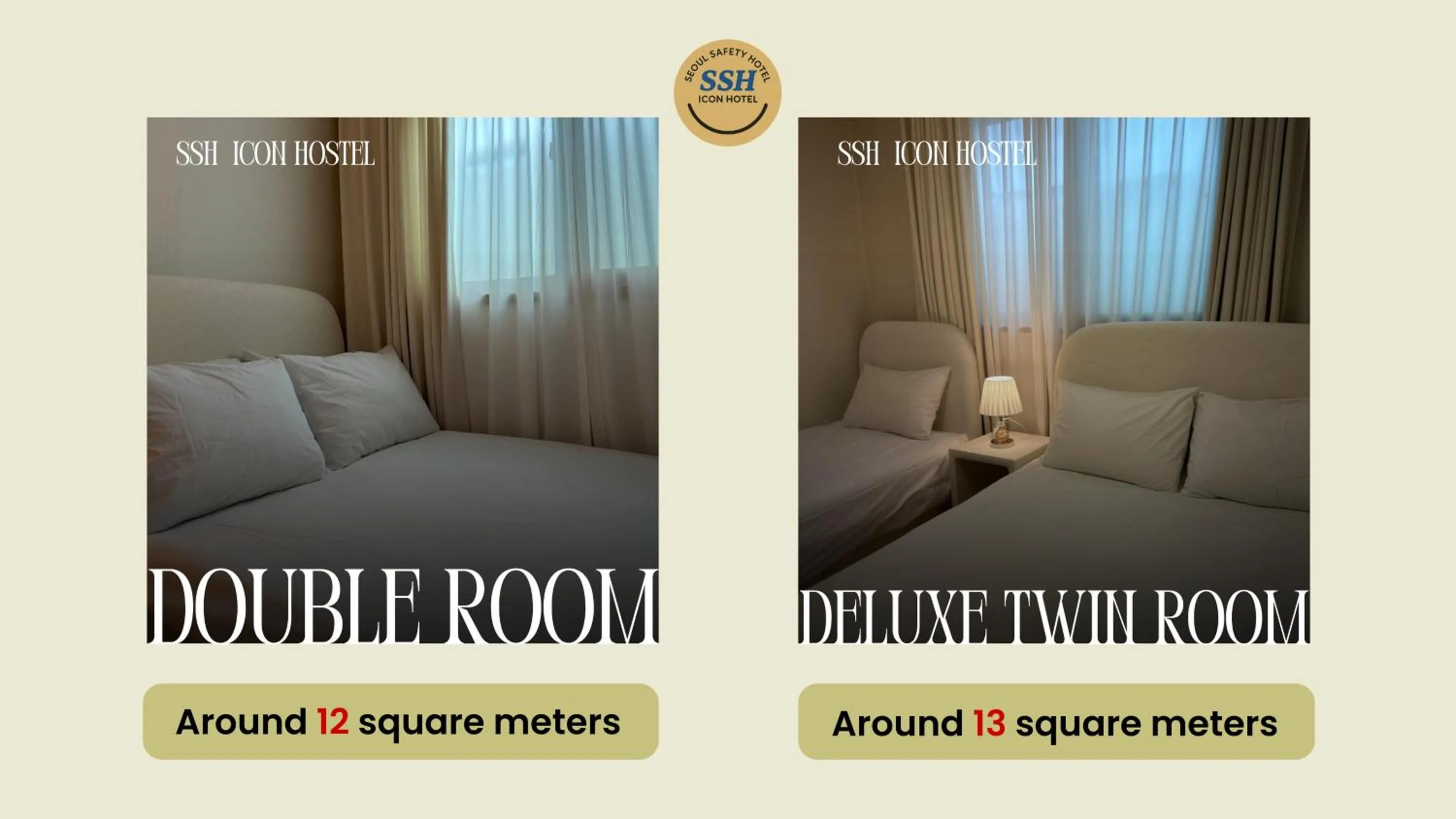 Photo of the whole room in SSH Icon Hostel