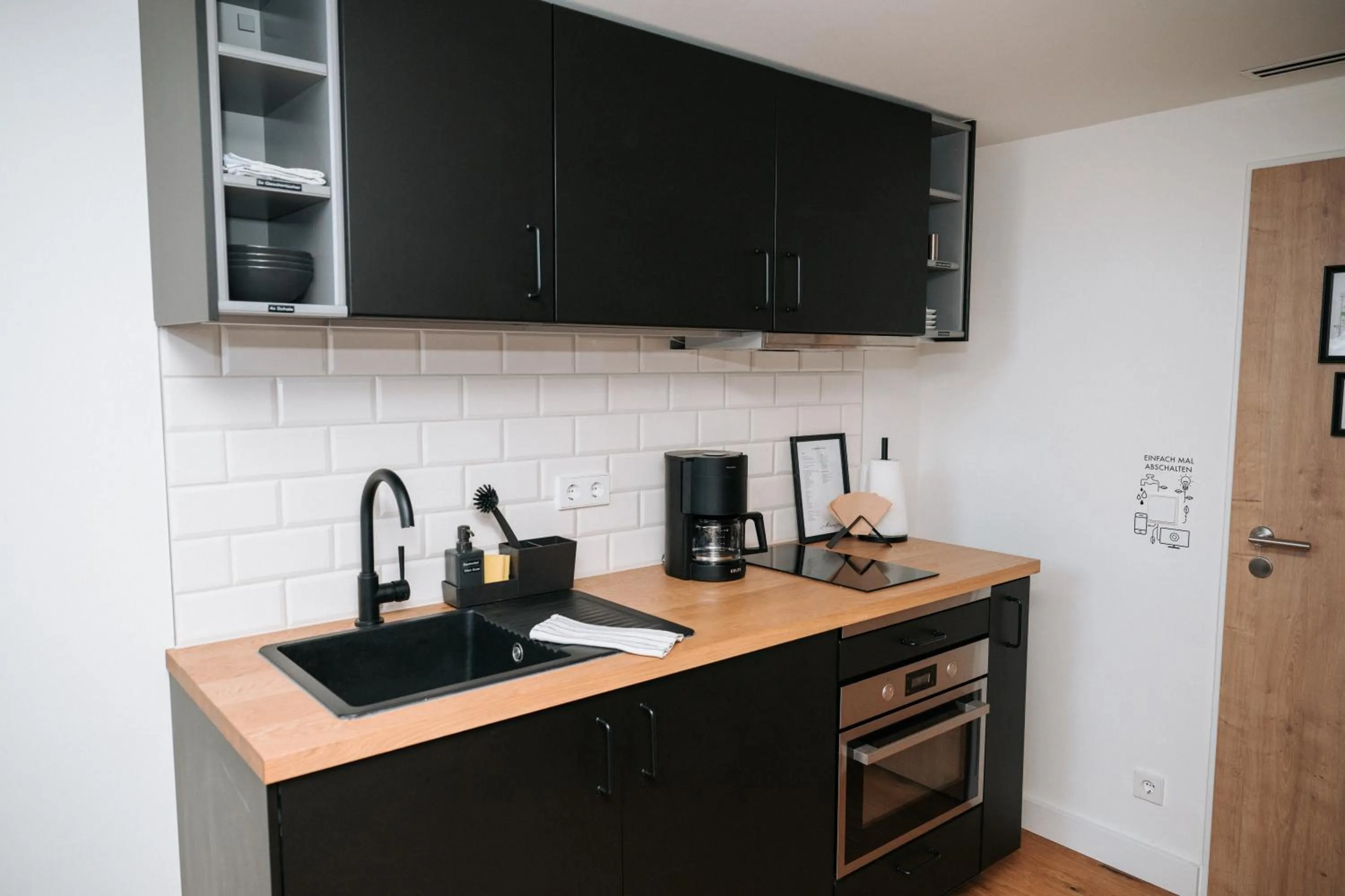 kitchen in Alpenglühen Smart Hotel