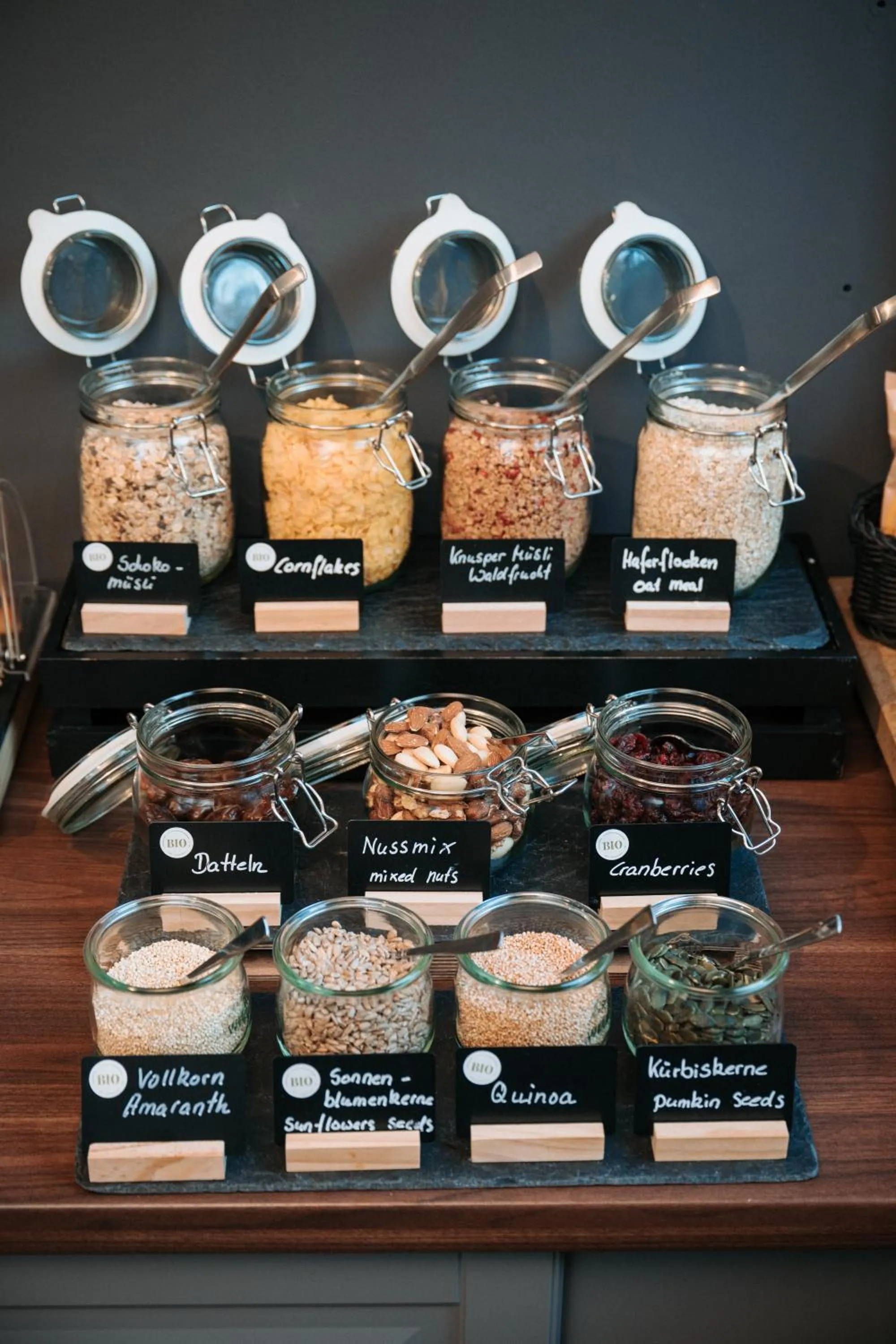 Buffet breakfast in Alpenglühen Smart Hotel