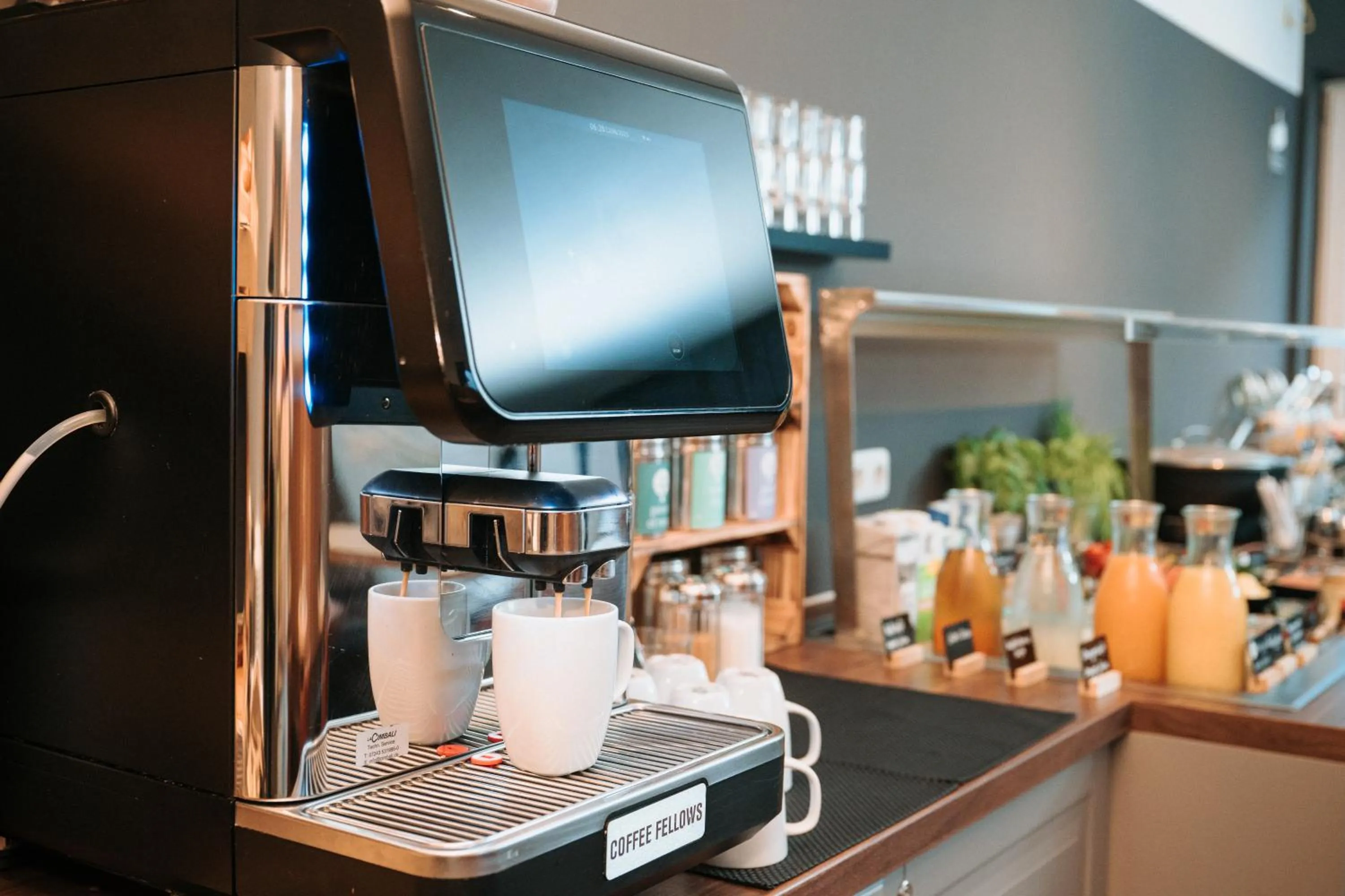 Buffet breakfast in Alpenglühen Smart Hotel