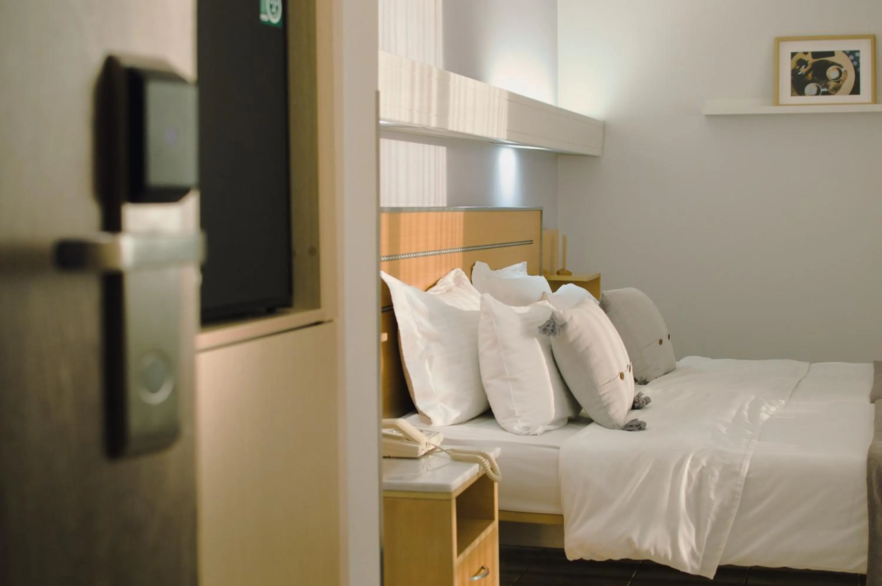 Bed in Acropol Hotel