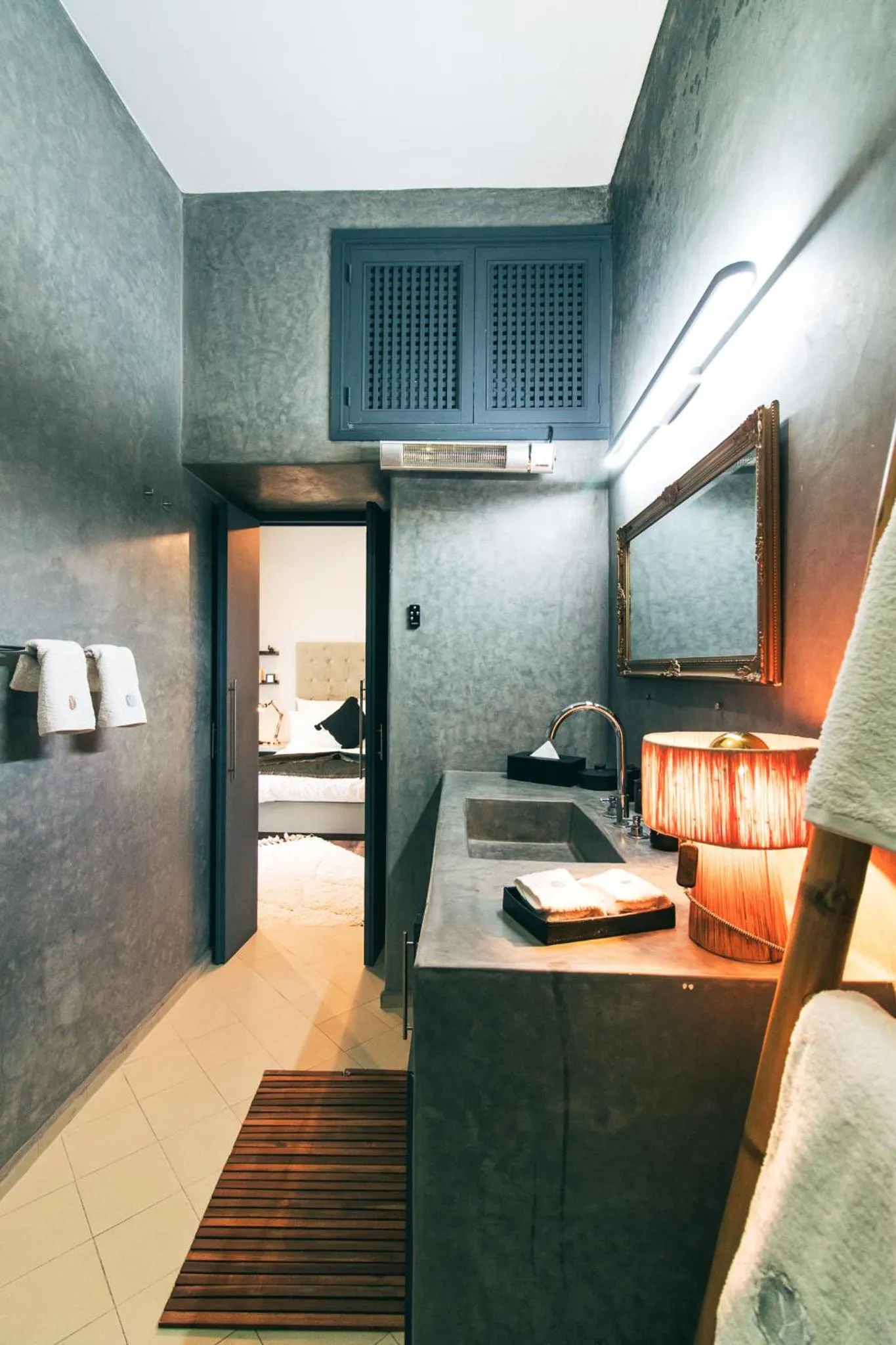 Bathroom, Bed in YVES Marrakech