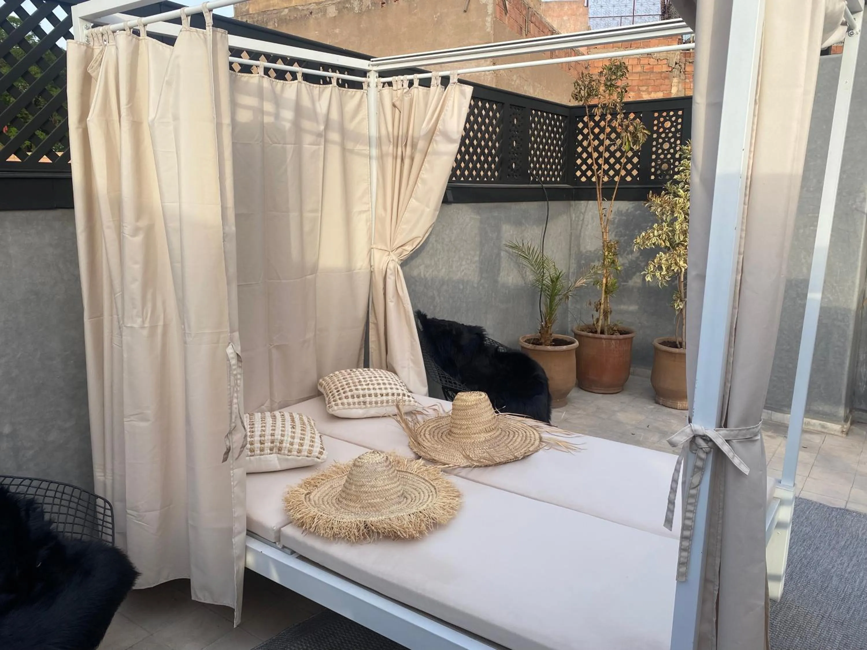 Balcony/Terrace, Bed in YVES Marrakech