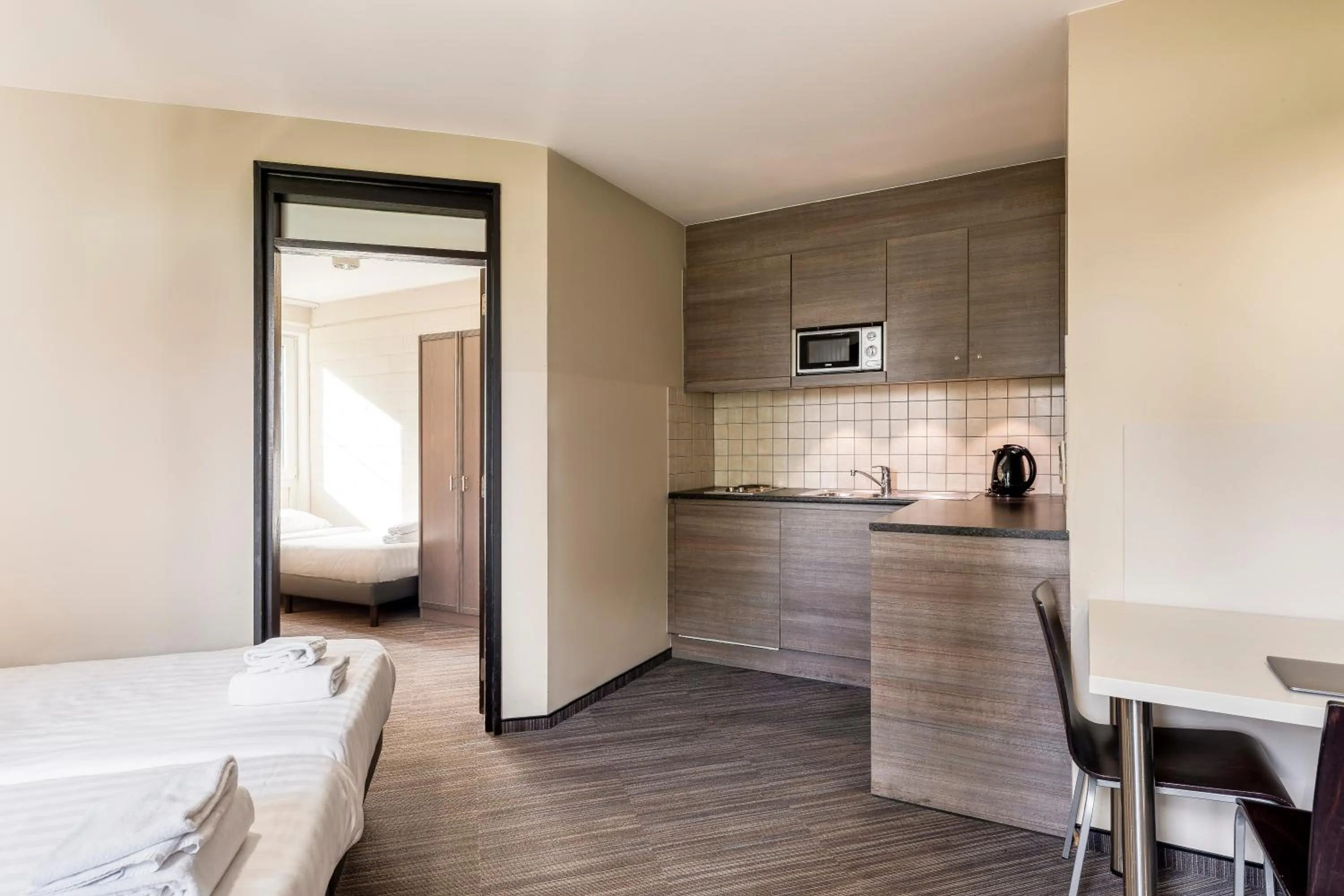 Kitchen or kitchenette, Bed in Corsendonk Duinse Polders