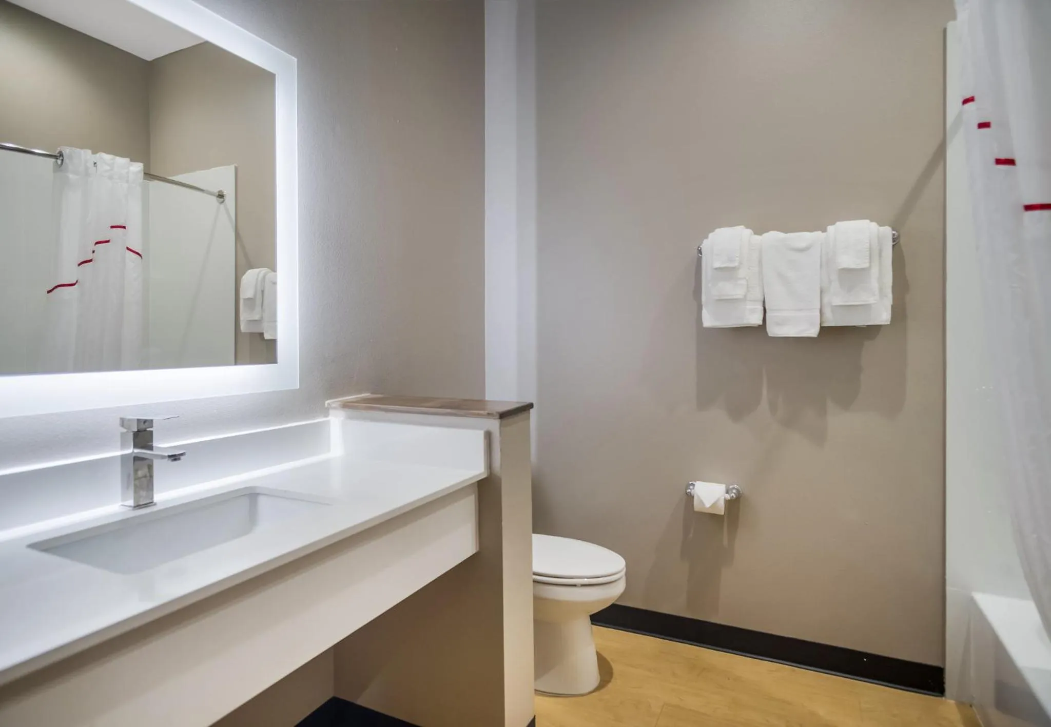 Bathroom in Red Roof Inn Lancaster, TX