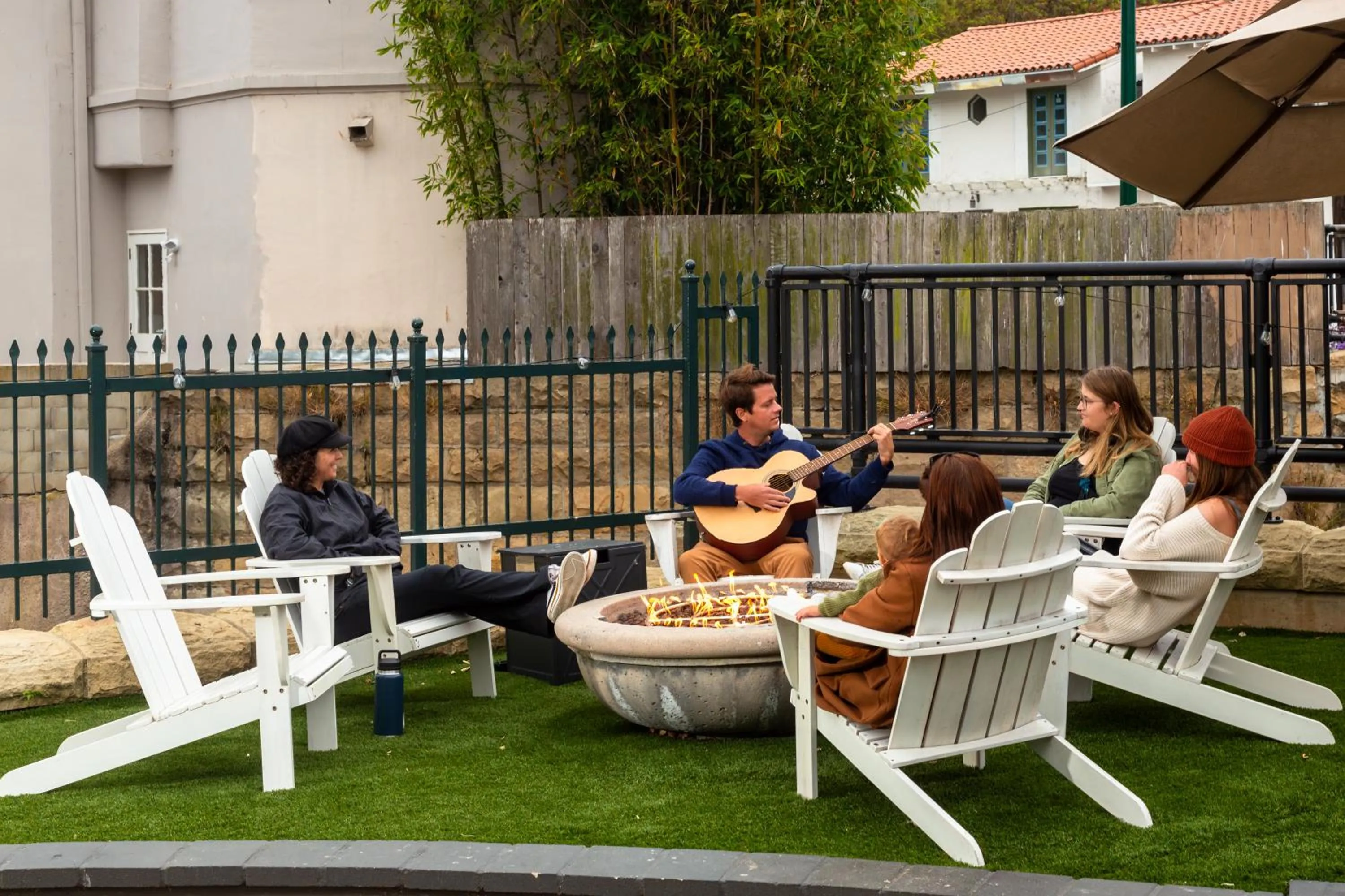 Guests in ITH Santa Barbara Surf Hostel