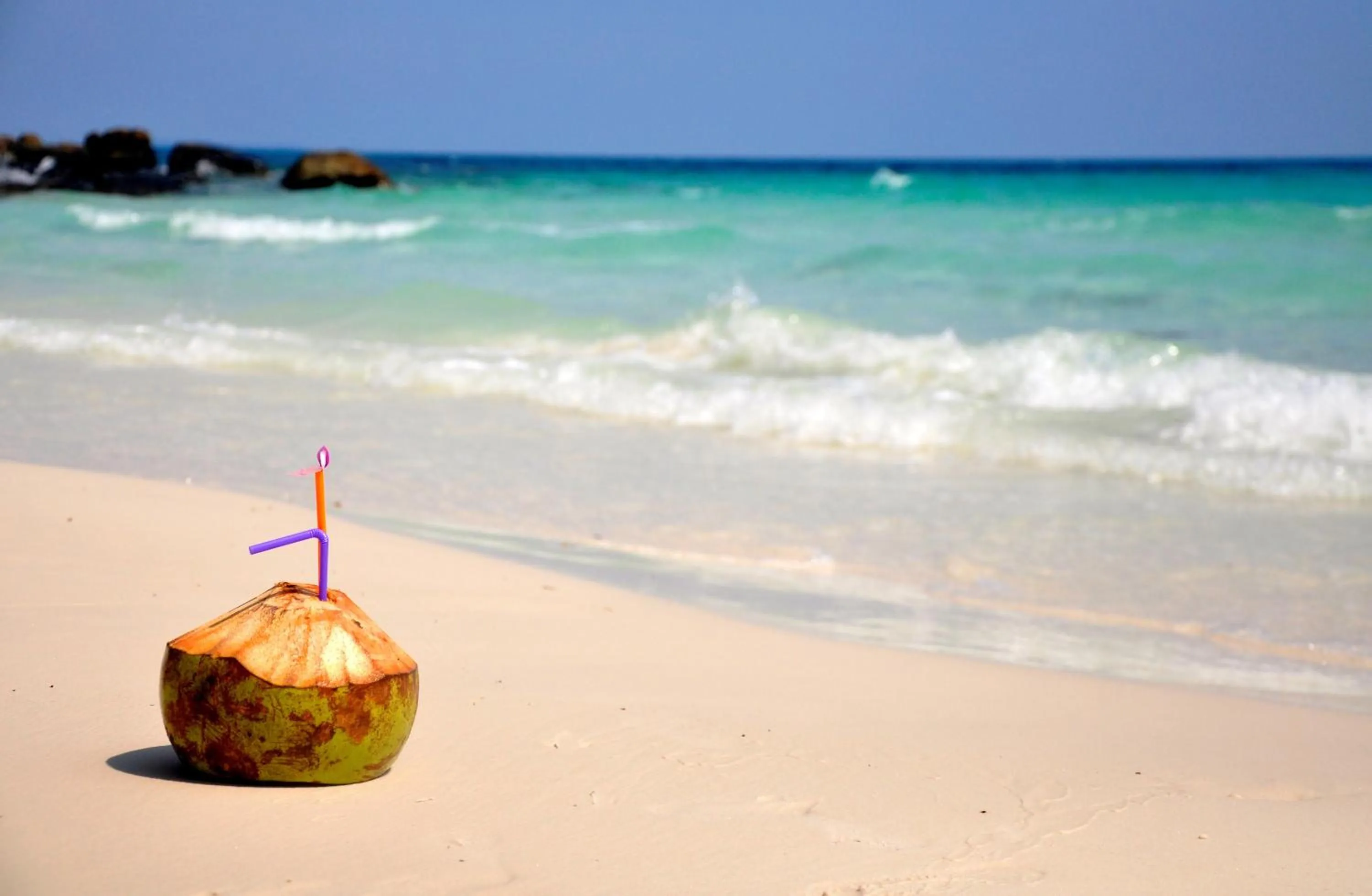 Beach in White Beach Bungalows