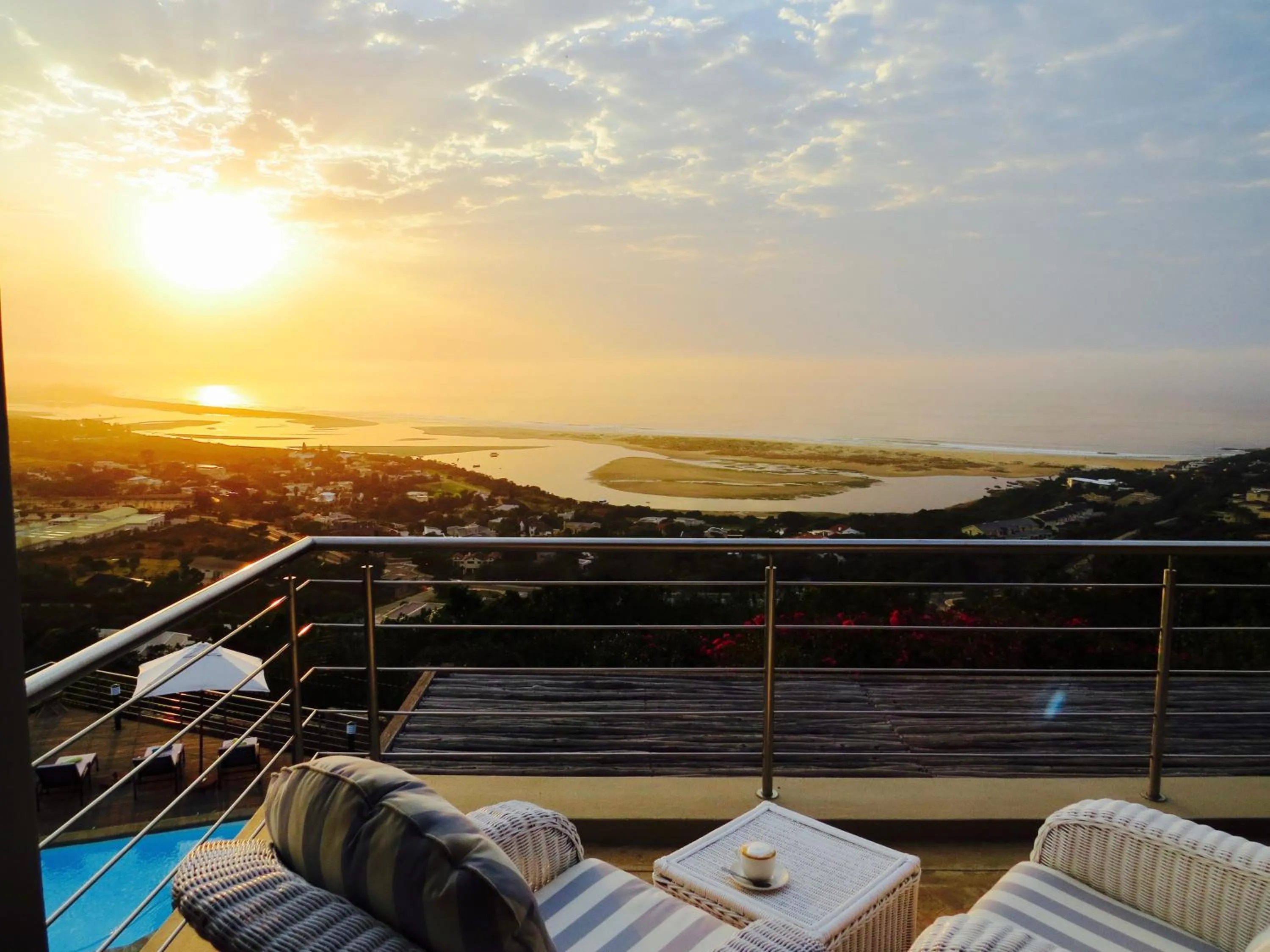 Patio in La Vista Lodge