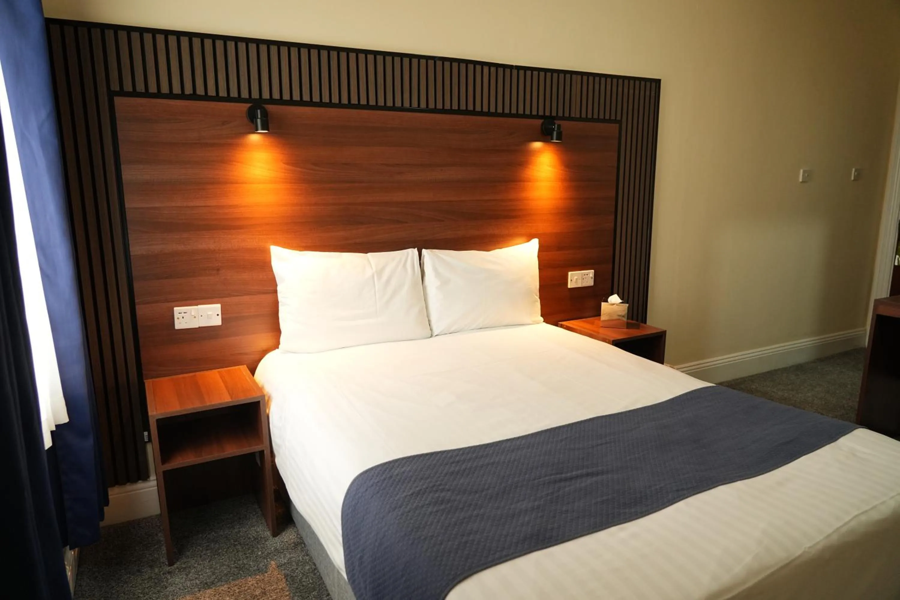 Bed in The Continental Hotel, Derby