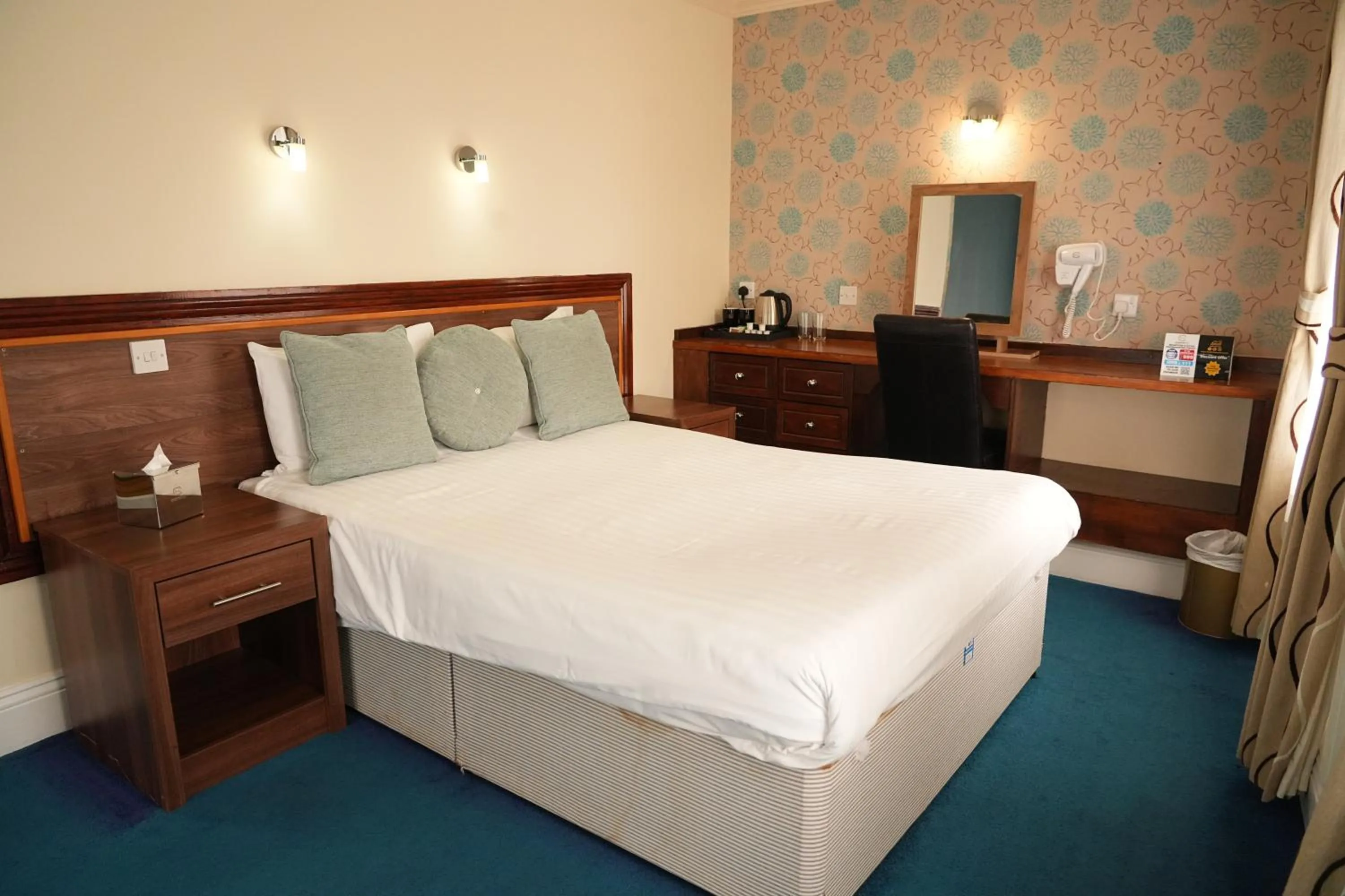 Bed in The Continental Hotel, Derby