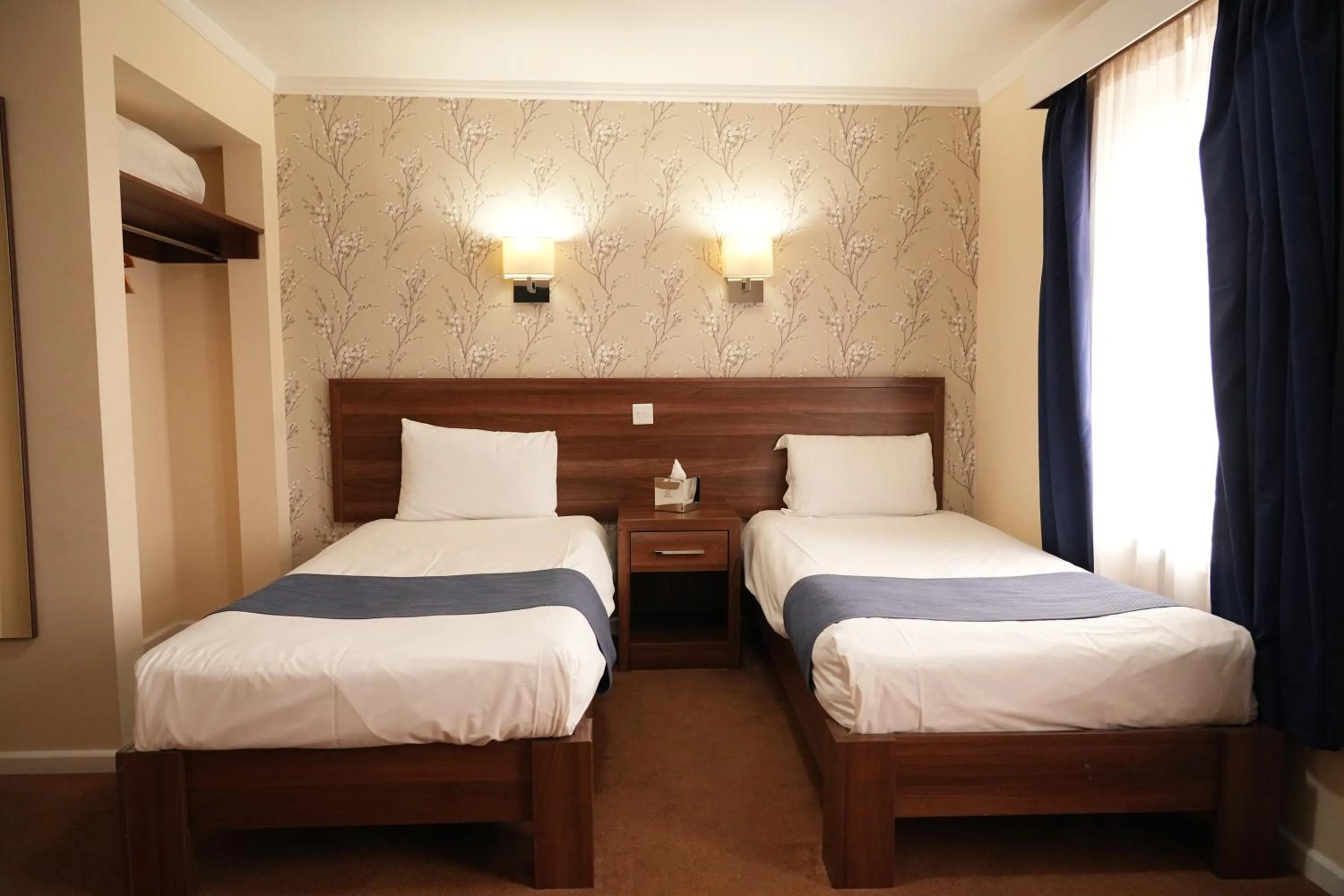 Bed in The Continental Hotel, Derby