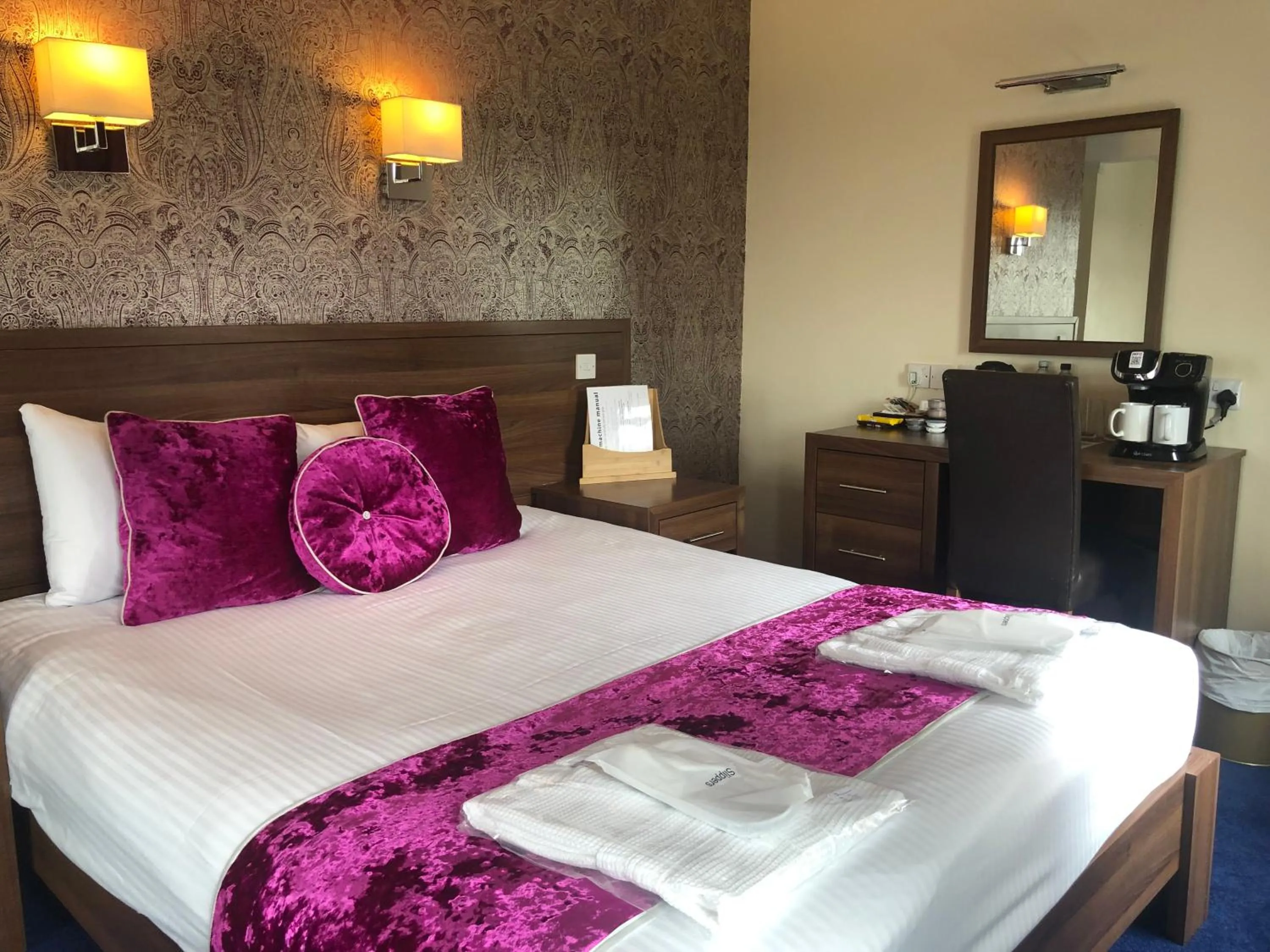 Bed in The Continental Hotel, Derby