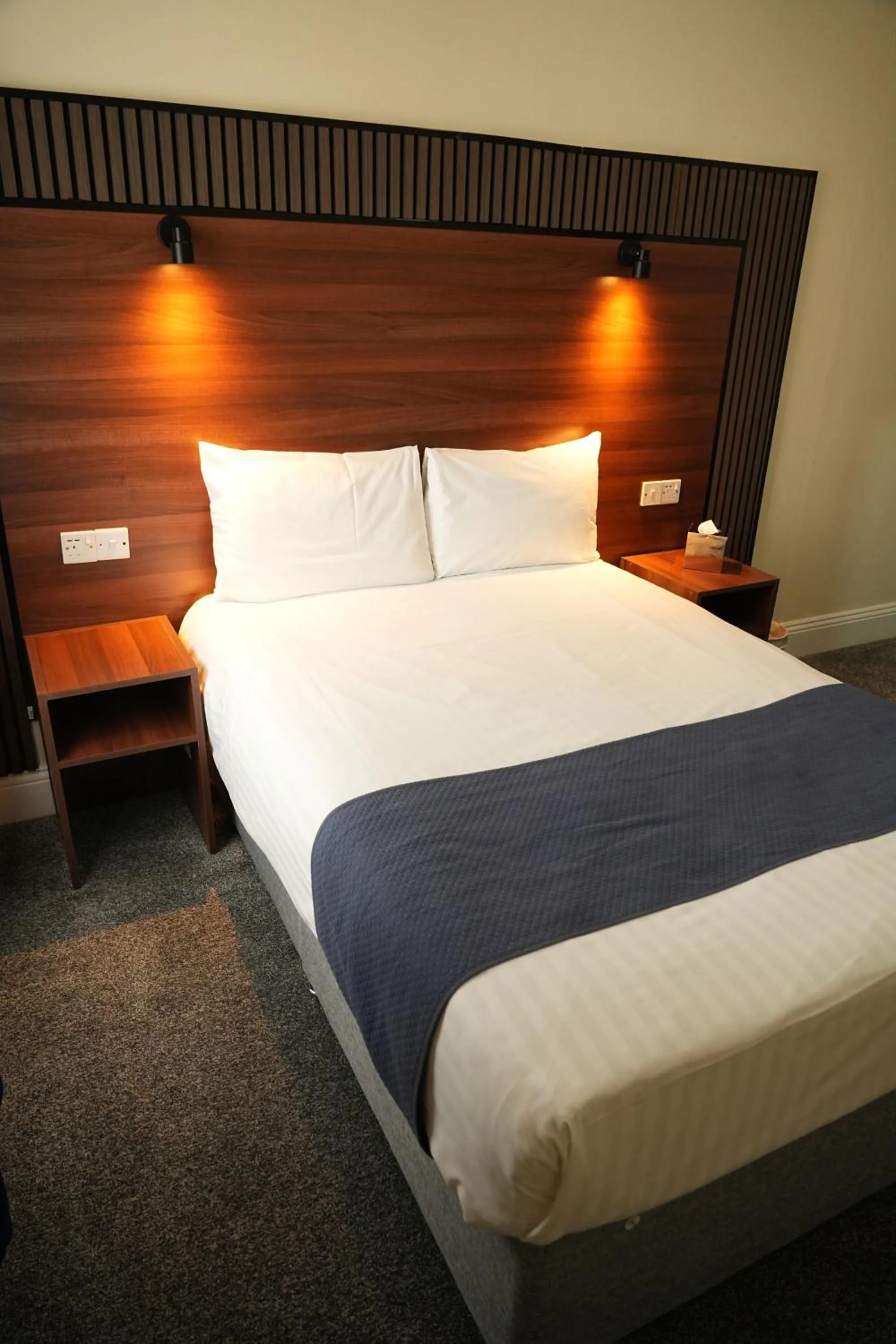 Bed in The Continental Hotel, Derby