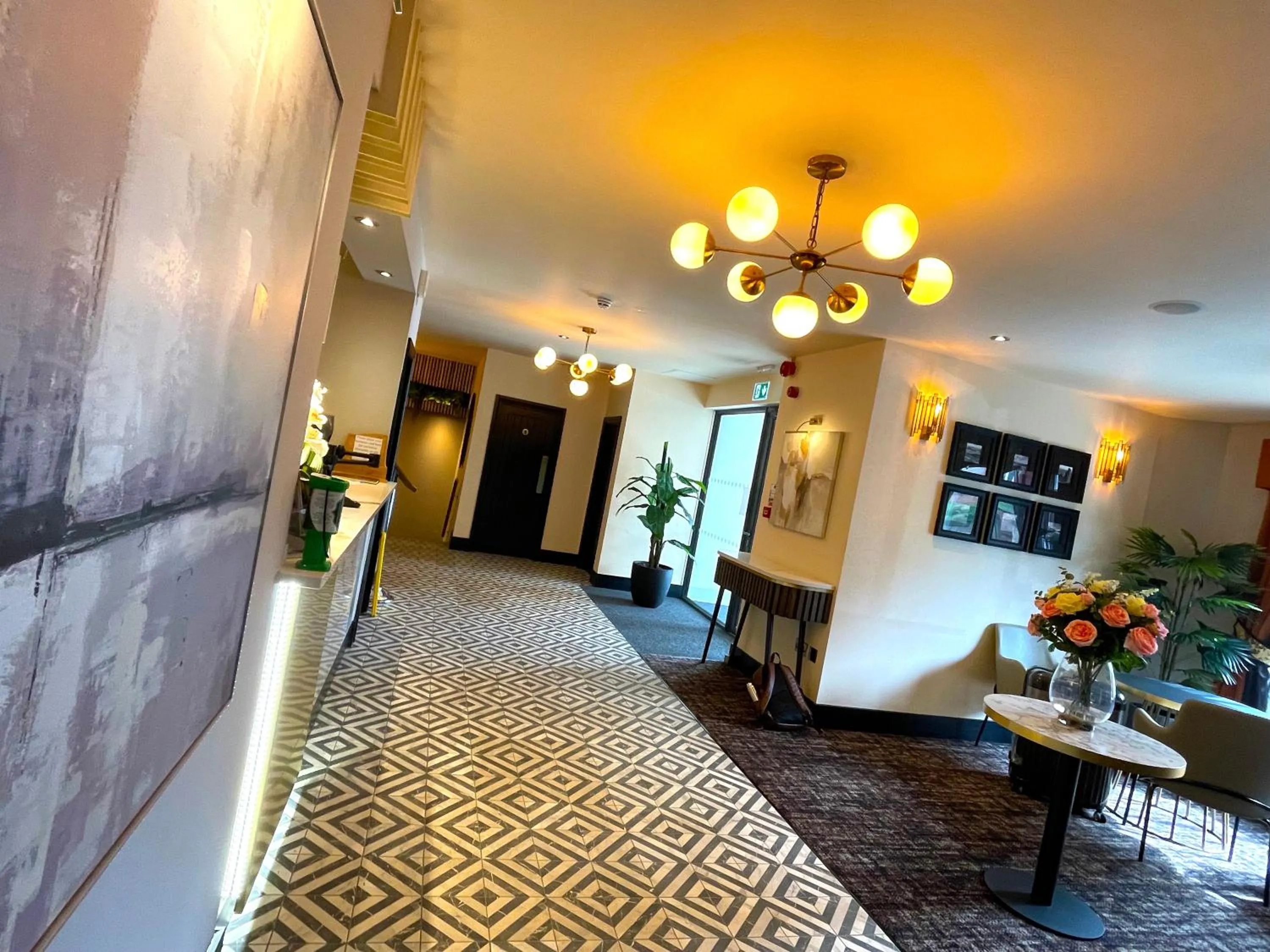 Lobby or reception in The Continental Hotel, Derby