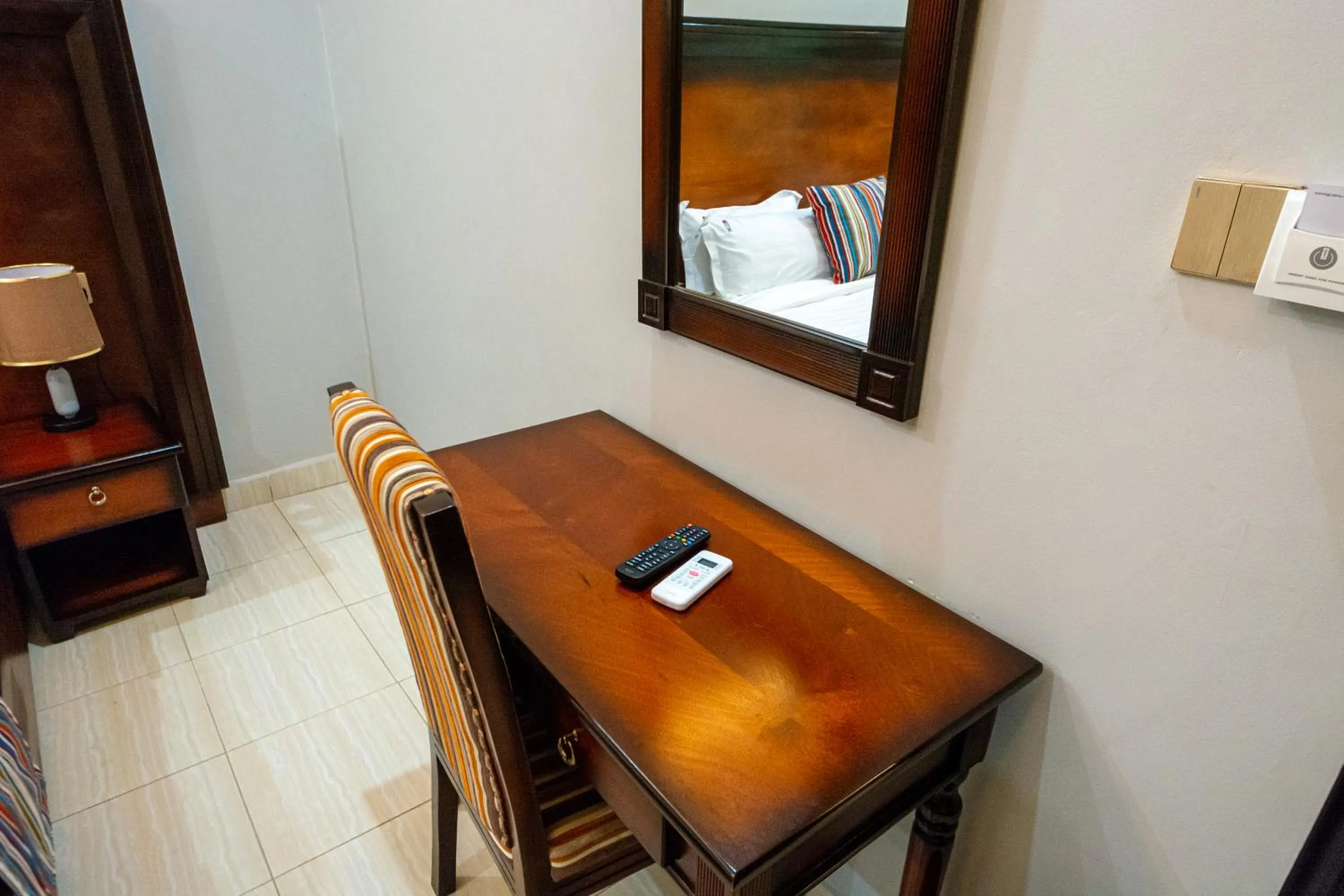 Seating area in Las Vegas Garden Hotel Mbarara