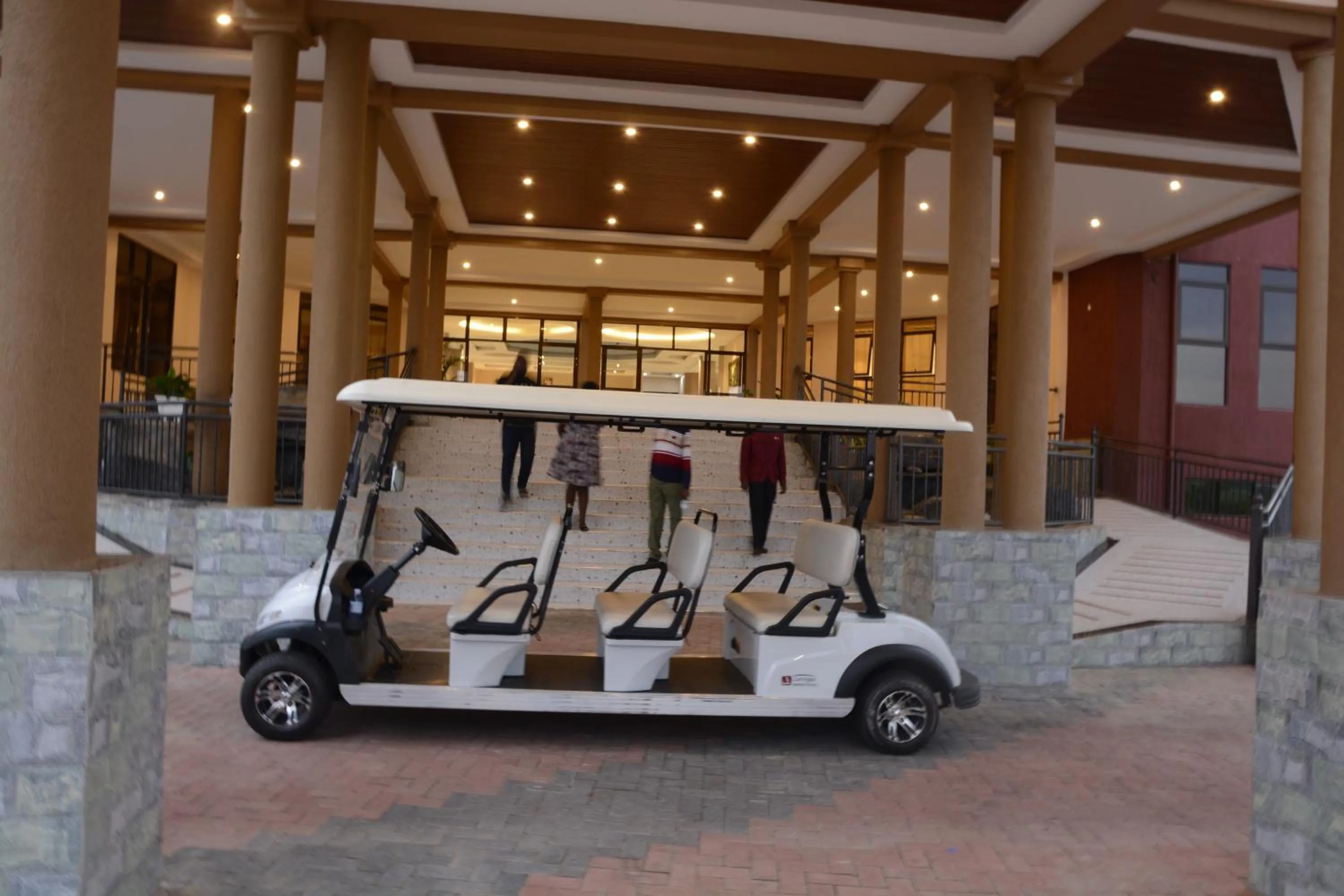 Facade/entrance in Las Vegas Garden Hotel Mbarara