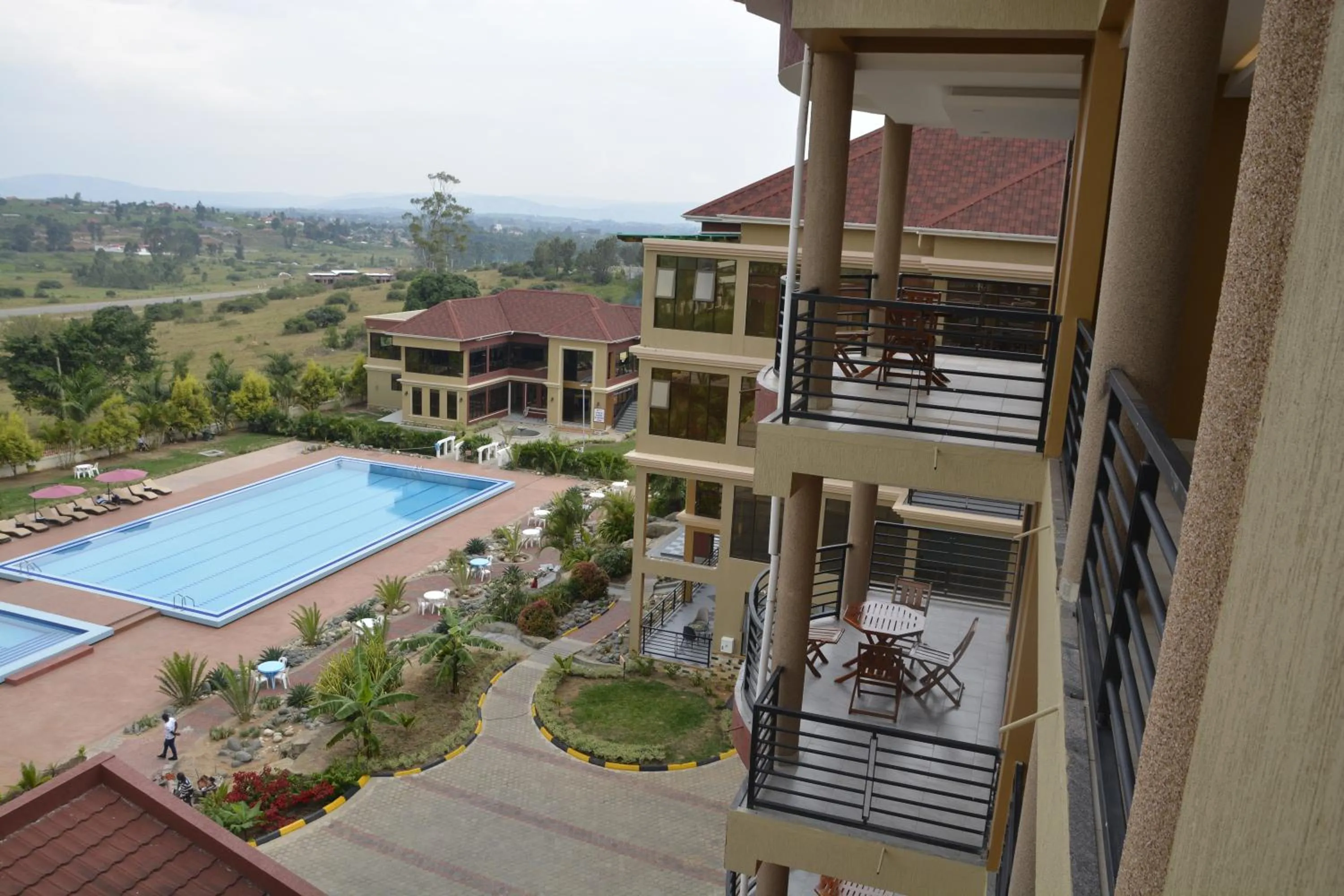 Property building in Las Vegas Garden Hotel Mbarara