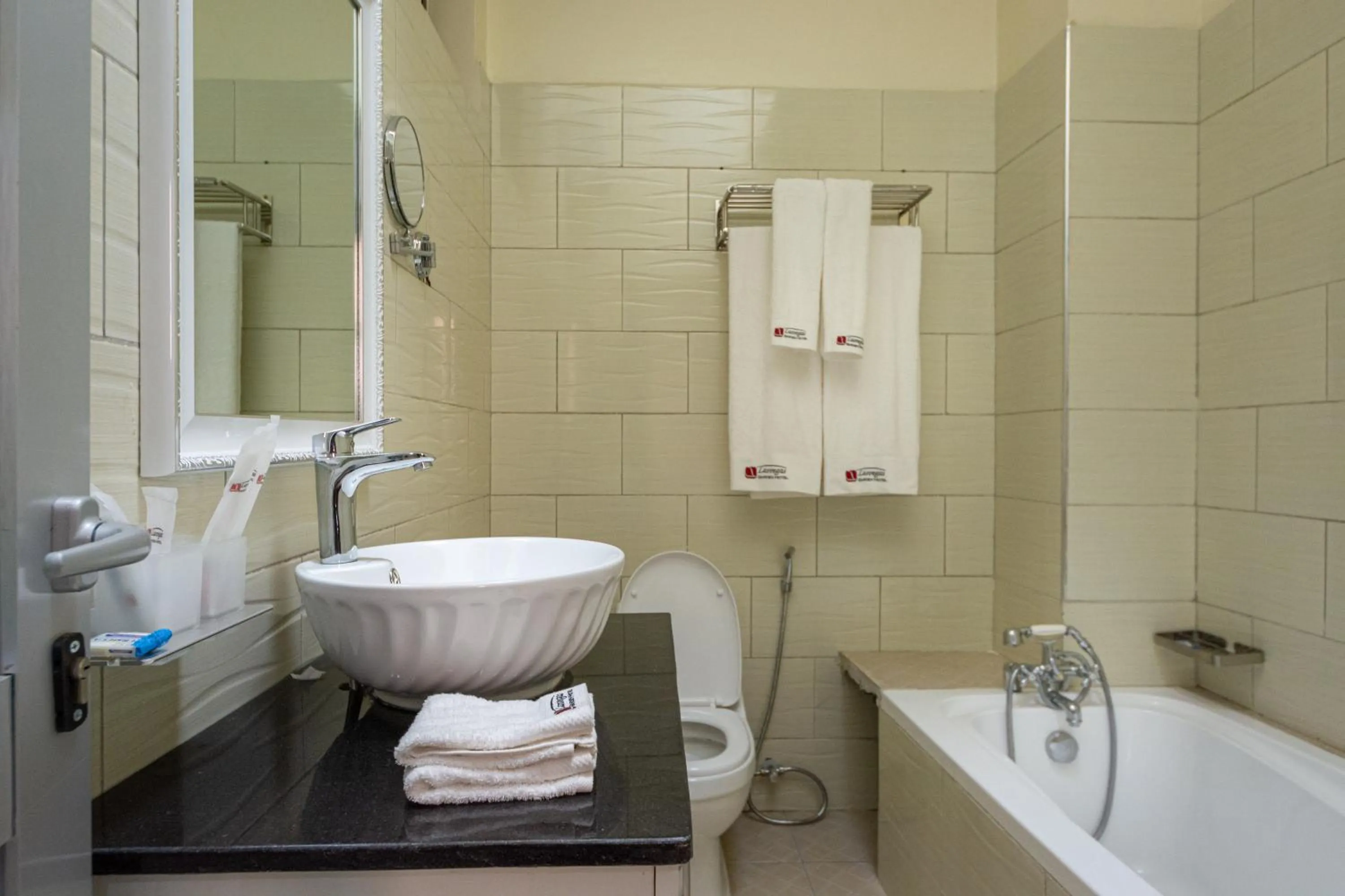 Toilet in Las Vegas Garden Hotel Mbarara