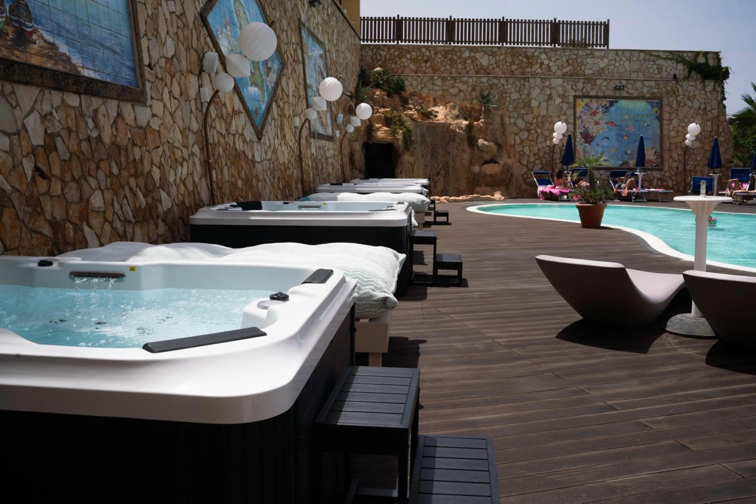 Hot Tub in Hotel La Martinica