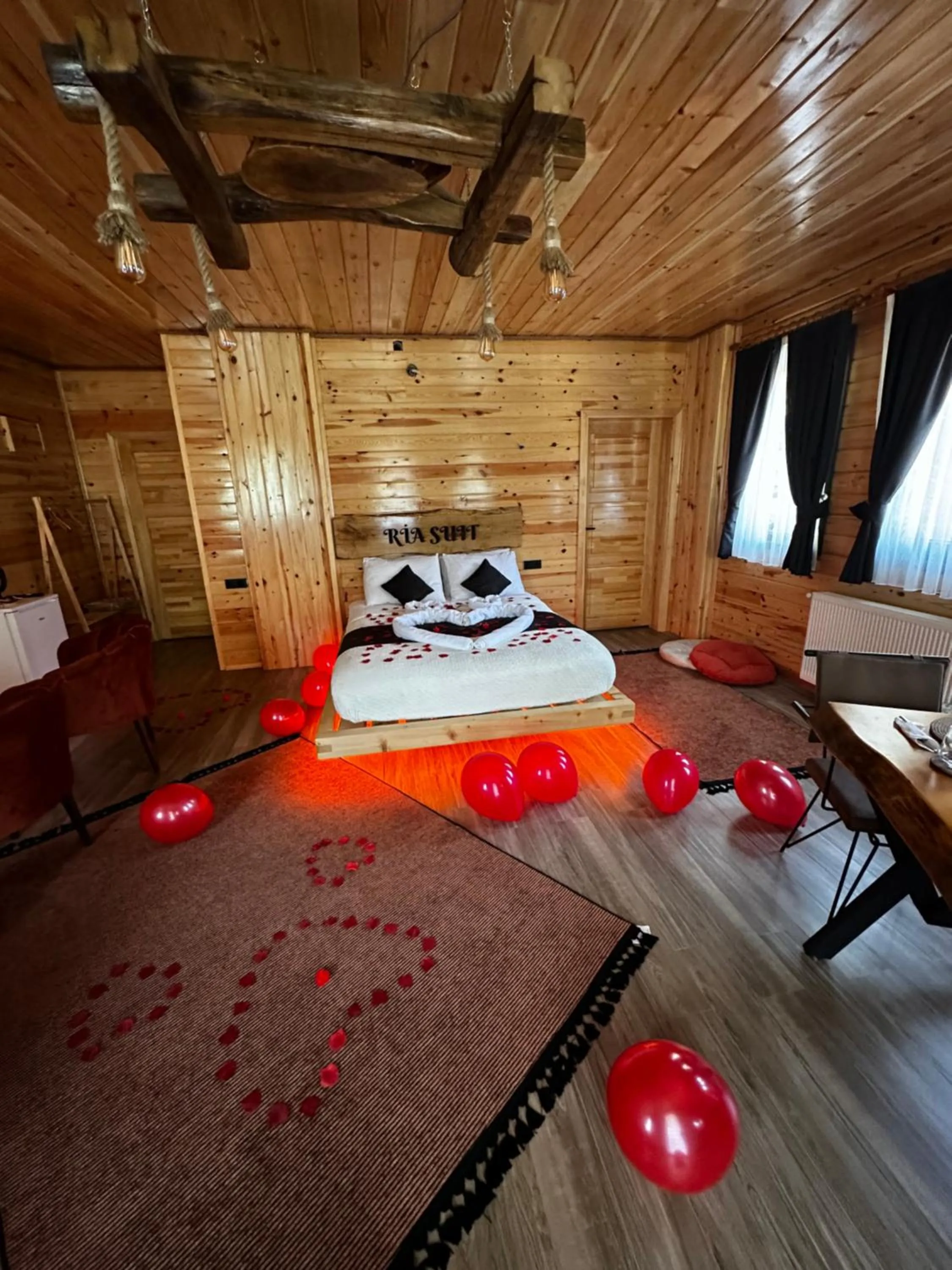 Bed in Ria süit otel bungalov