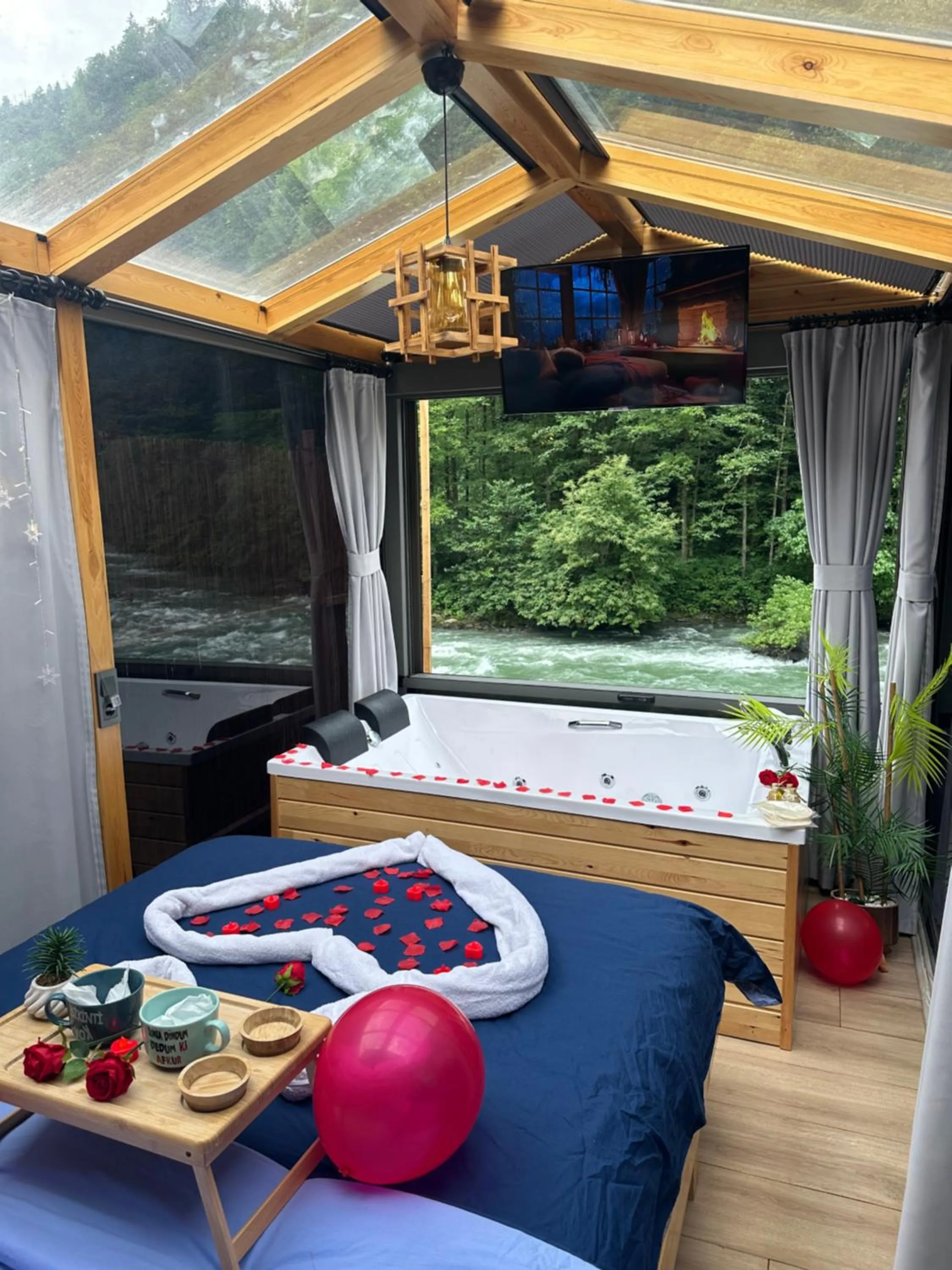 Bed in Ria süit otel bungalov