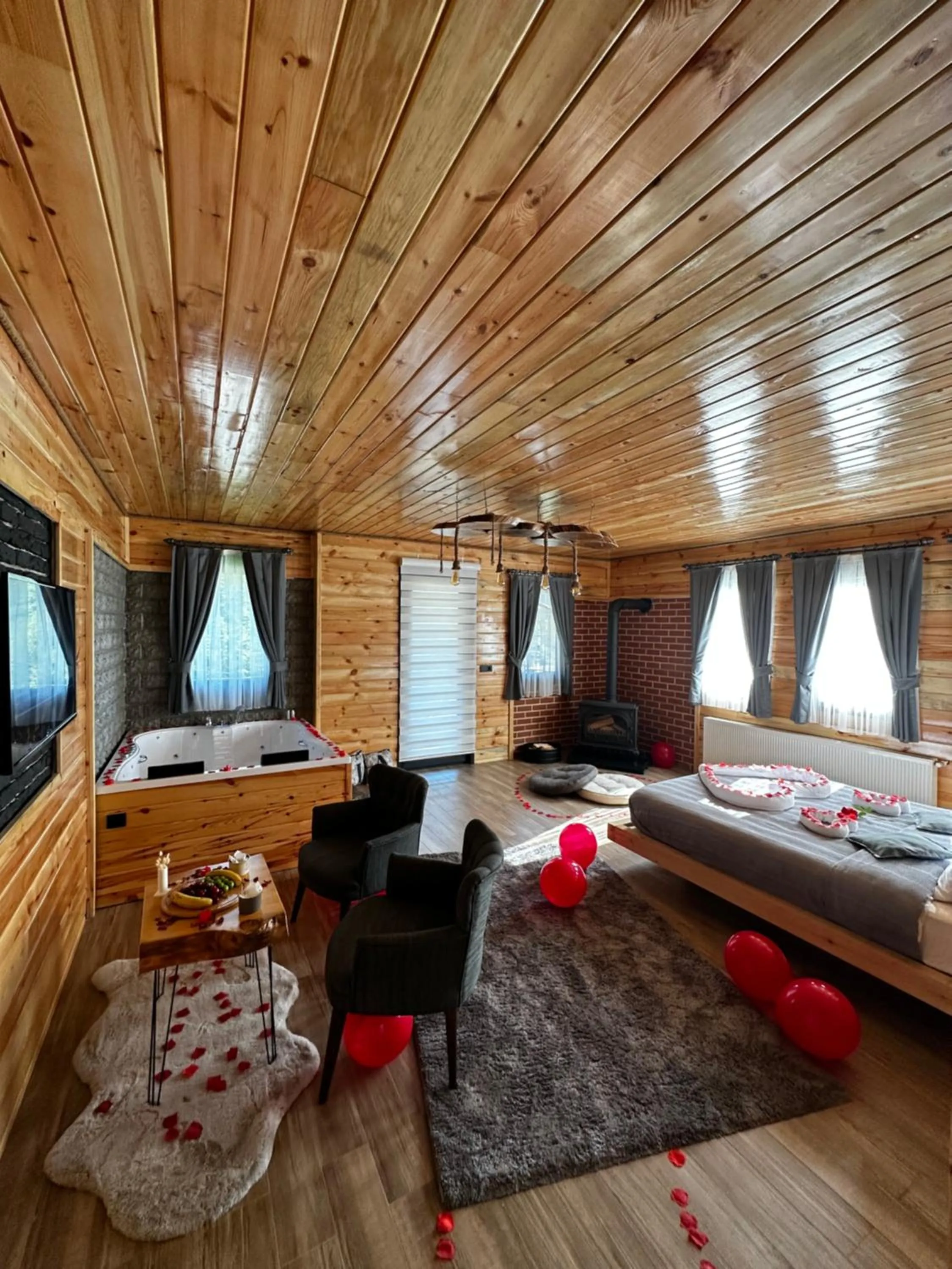 Bed in Ria süit otel bungalov