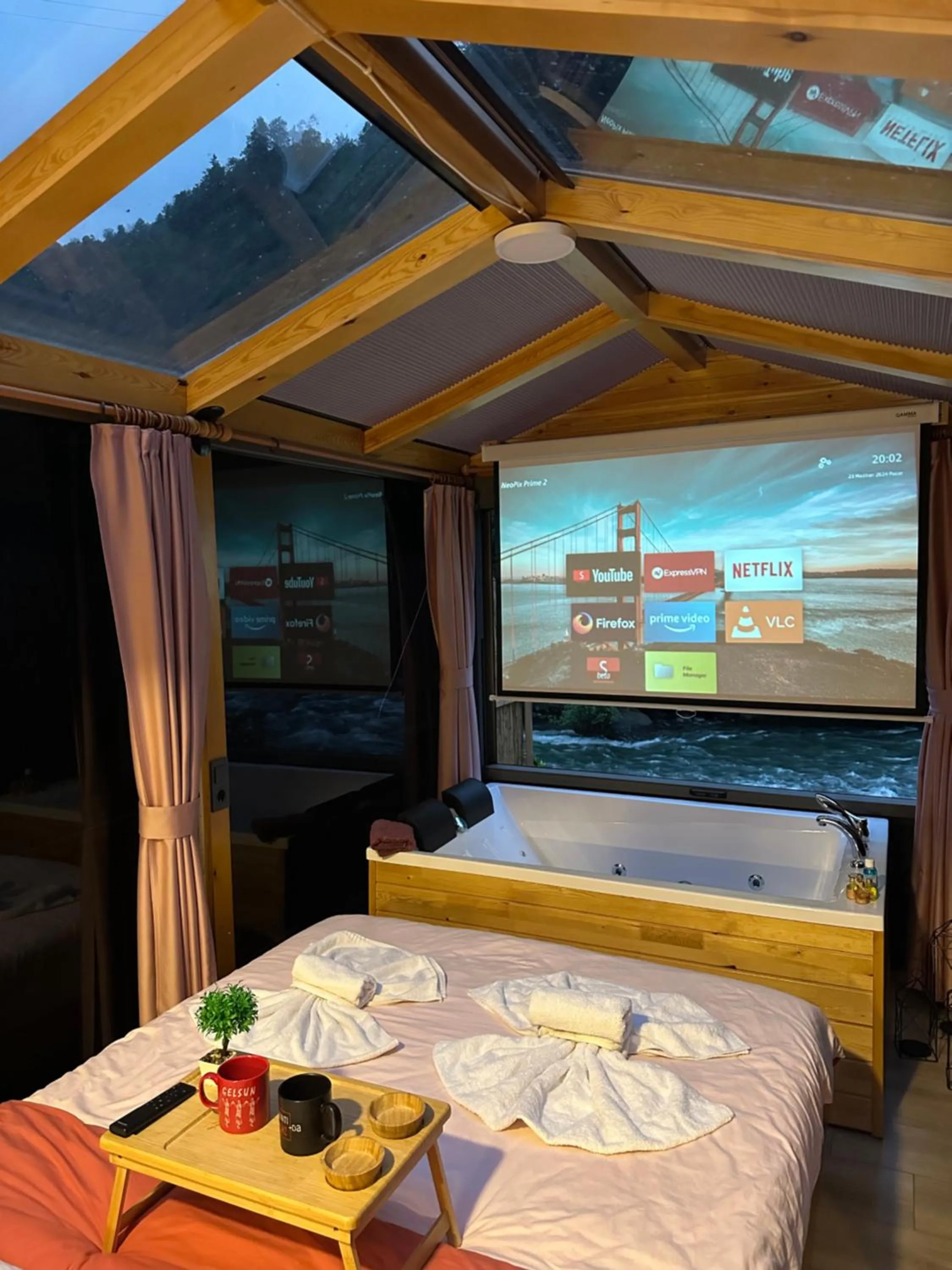 Bed in Ria süit otel bungalov