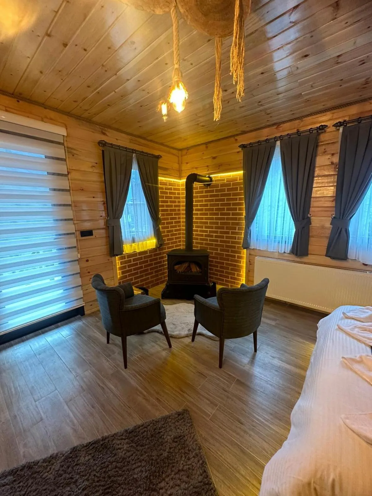 Bed in Ria süit otel bungalov